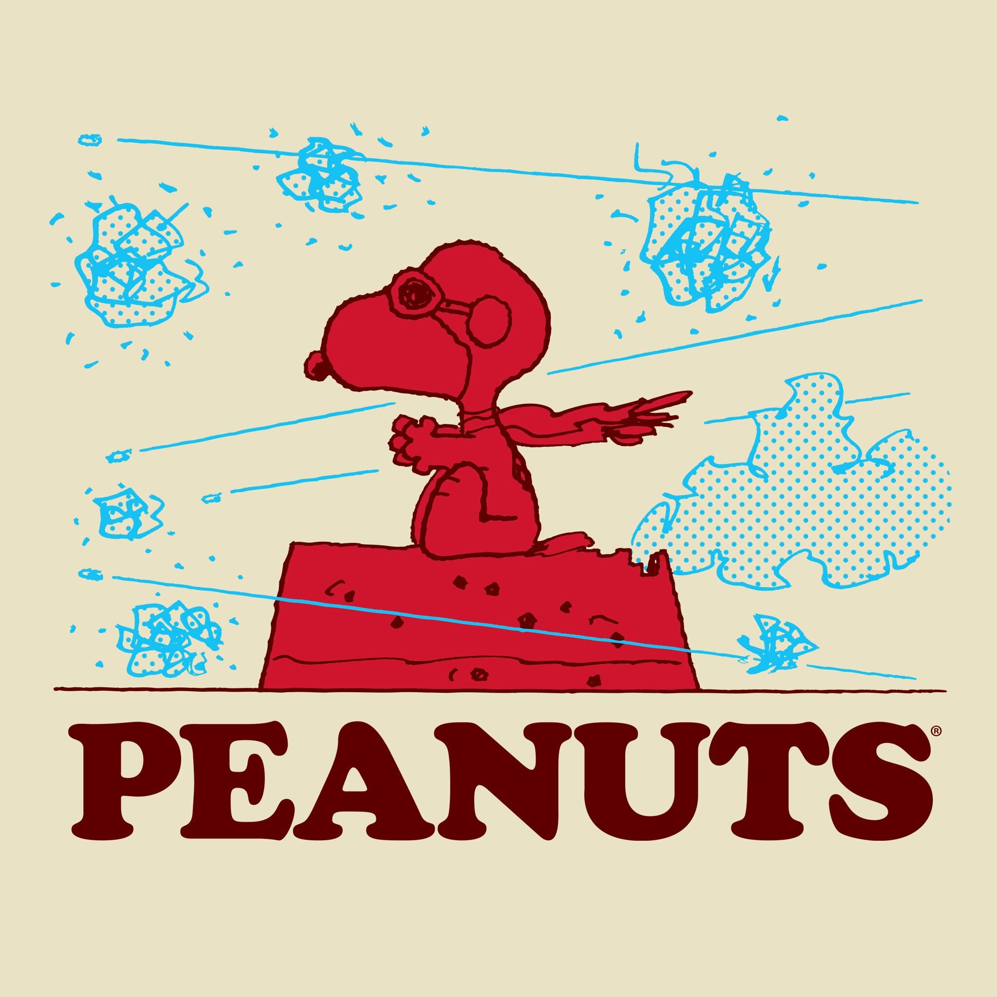 Peanuts T-shirt - Snoopy Flying Ace