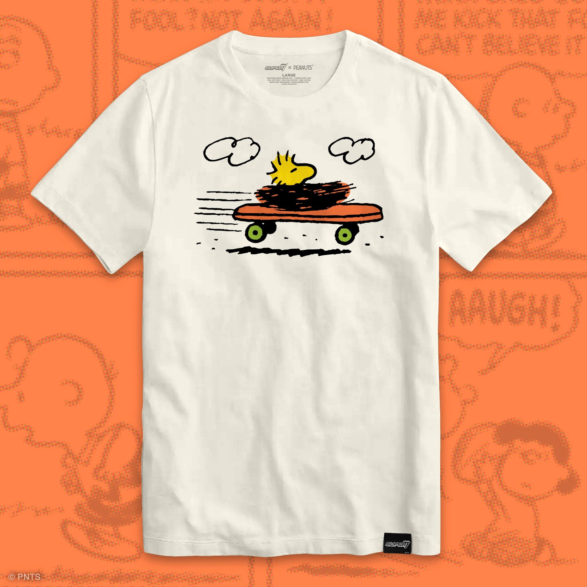 Peanuts Woodstock Skateboard Tshirt