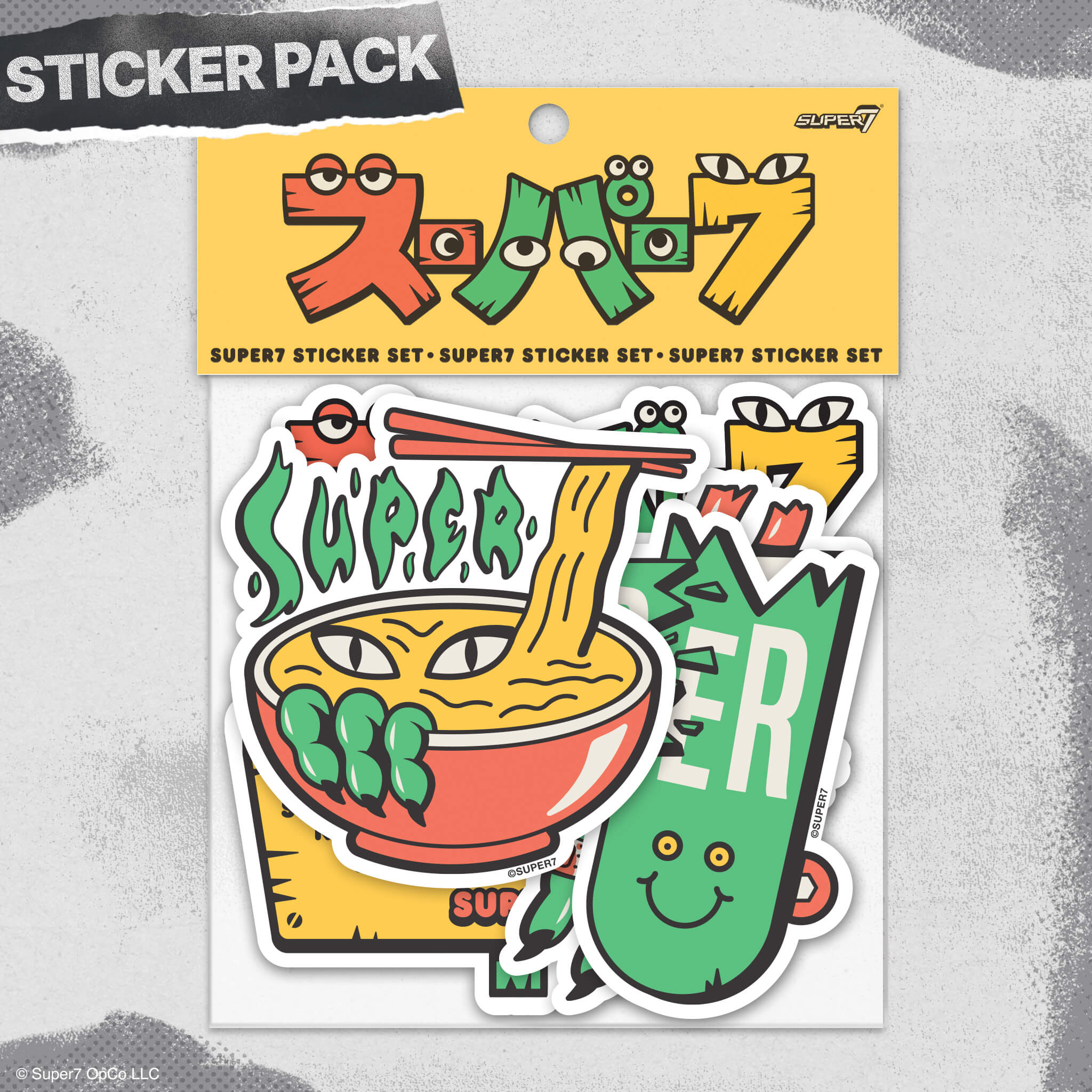 Super7 Stickers - Sticker Pack (25th Birthday)