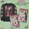 Toho Cherry Blossom Bundle - Godzilla '89, Mechagodzilla '93 & Godzilla Cherry Blossom Long Sleeve T-Shirt