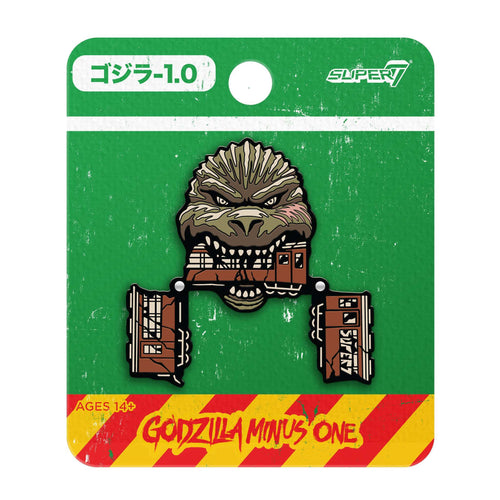 Toho Enamel Pins - Godzilla Train Biter Pin