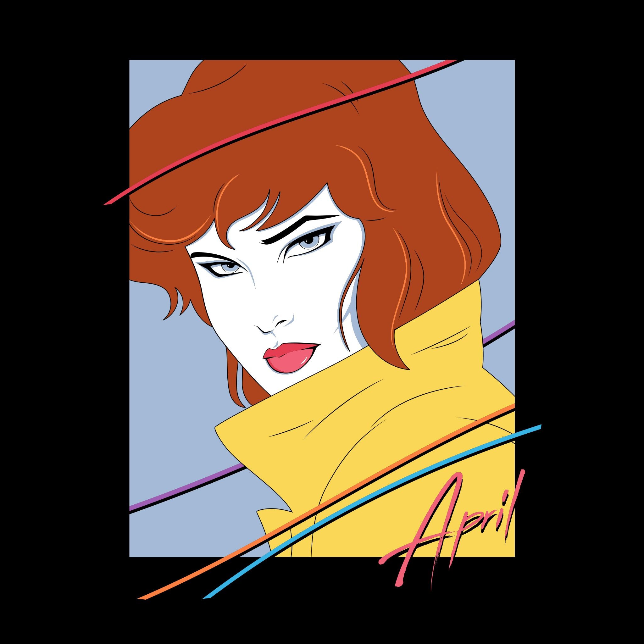 Teenage Mutant Ninja Turtles Fleece - 80s April Crewneck