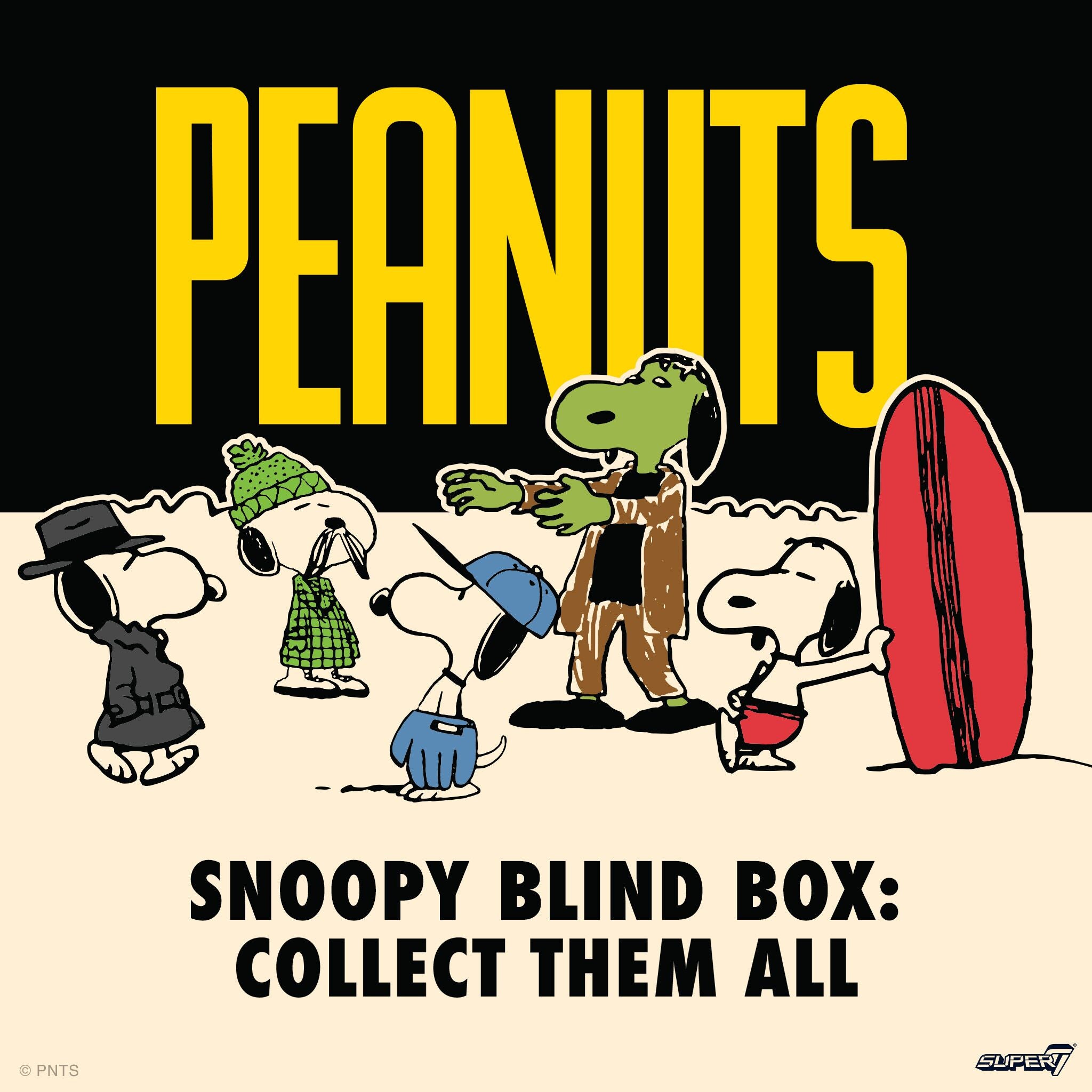 Peanuts ReAction Snoopy Blind Box - Blind Box Flat