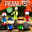 Peanuts Wave 04 promo image showing a large PEANUTS logo and a Snoopy figure in a neon vest with a glow in the dark badge.