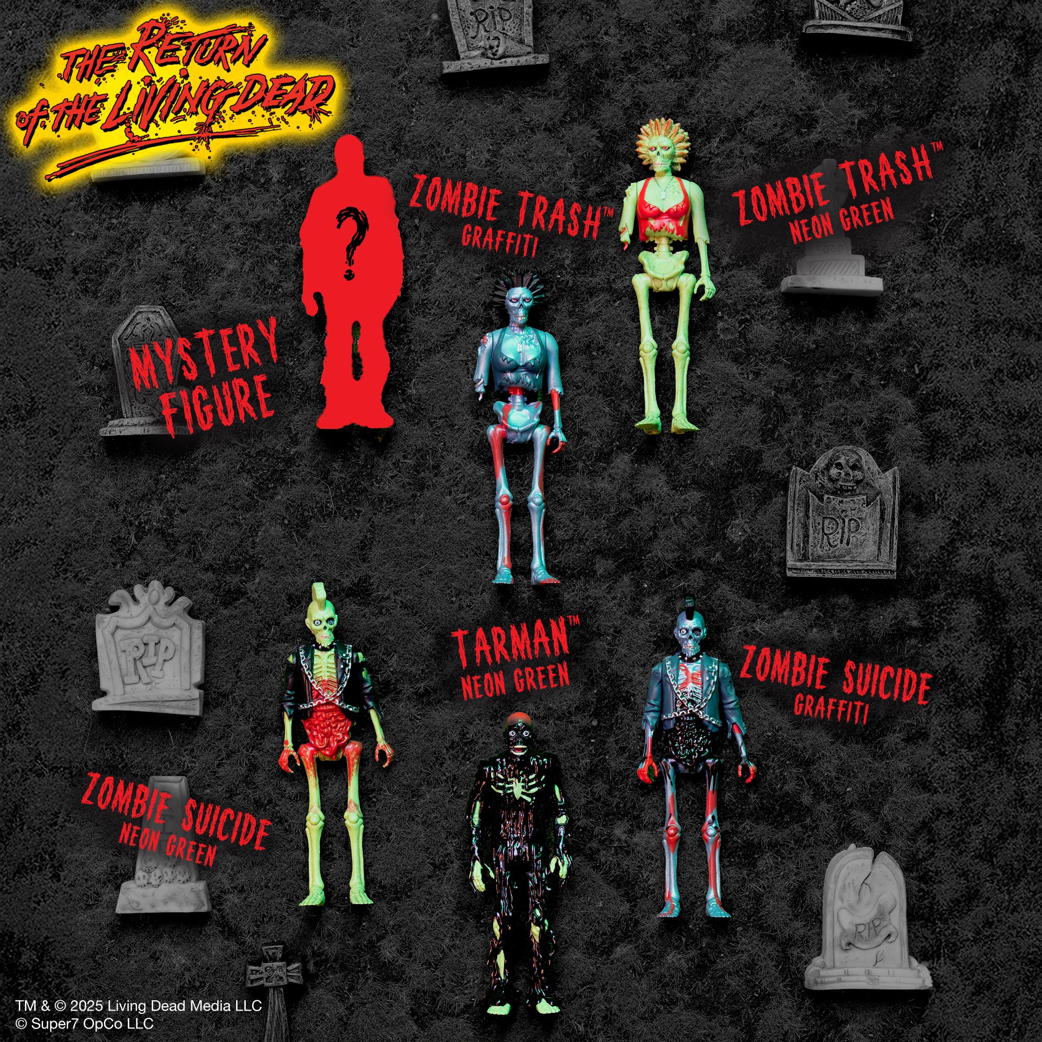 Return of the Living Dead Blind Box Wave 01 - Blind Box Flat