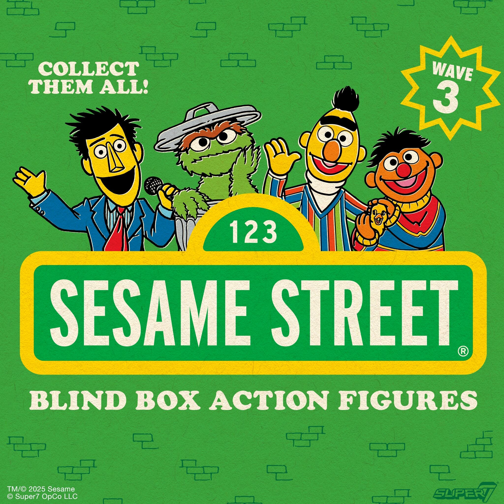 Sesame Street Blind Box Wave 03 - Blind Box Flat