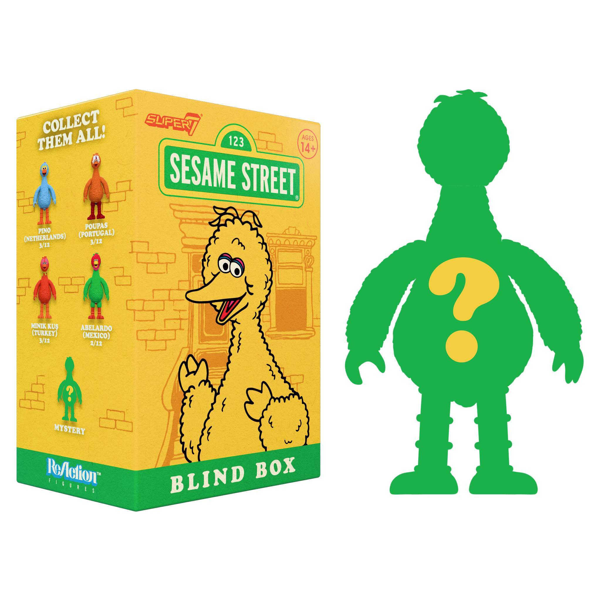 Sesame Street Blind Box Wave 05 (Big Birds From Around The World) - Blind Box Flat