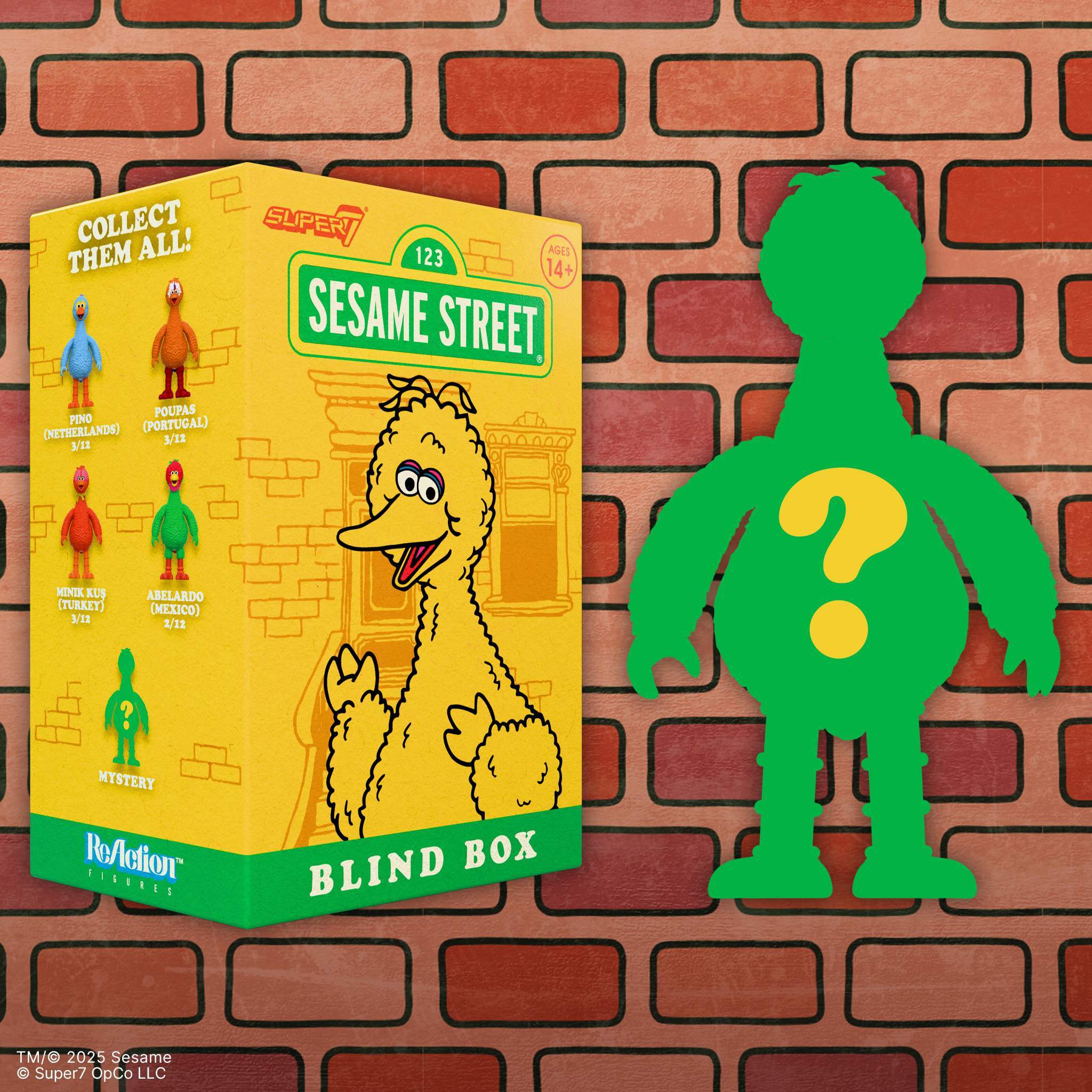 Sesame Street Blind Box Wave 05 (Big Birds From Around The World) - Individual Blind Box