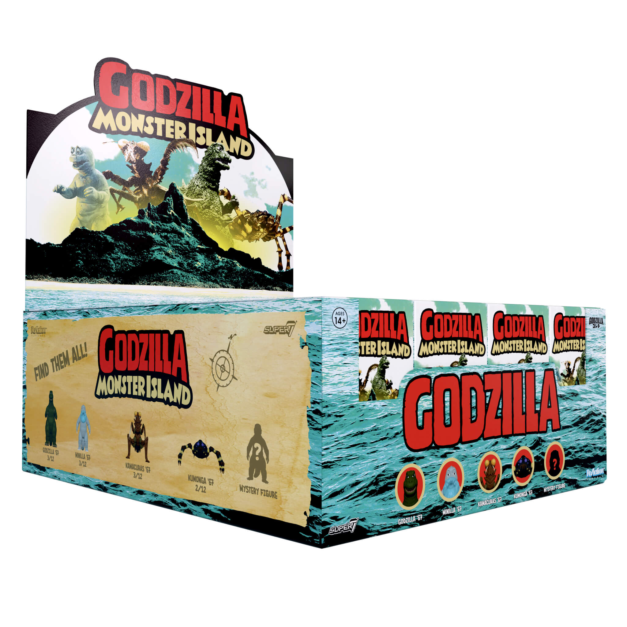 Toho Blind Box Wave 13 (Showa Monster Island) - Blind Box Flat