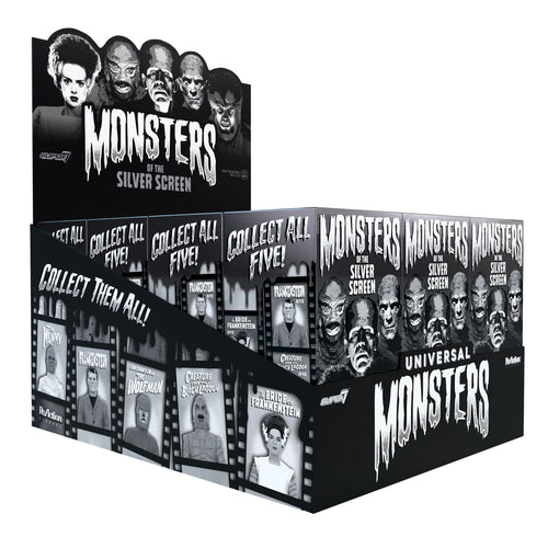 Universal Monsters Blind Box Wave 02 (Black & White) - Blind Box Flat