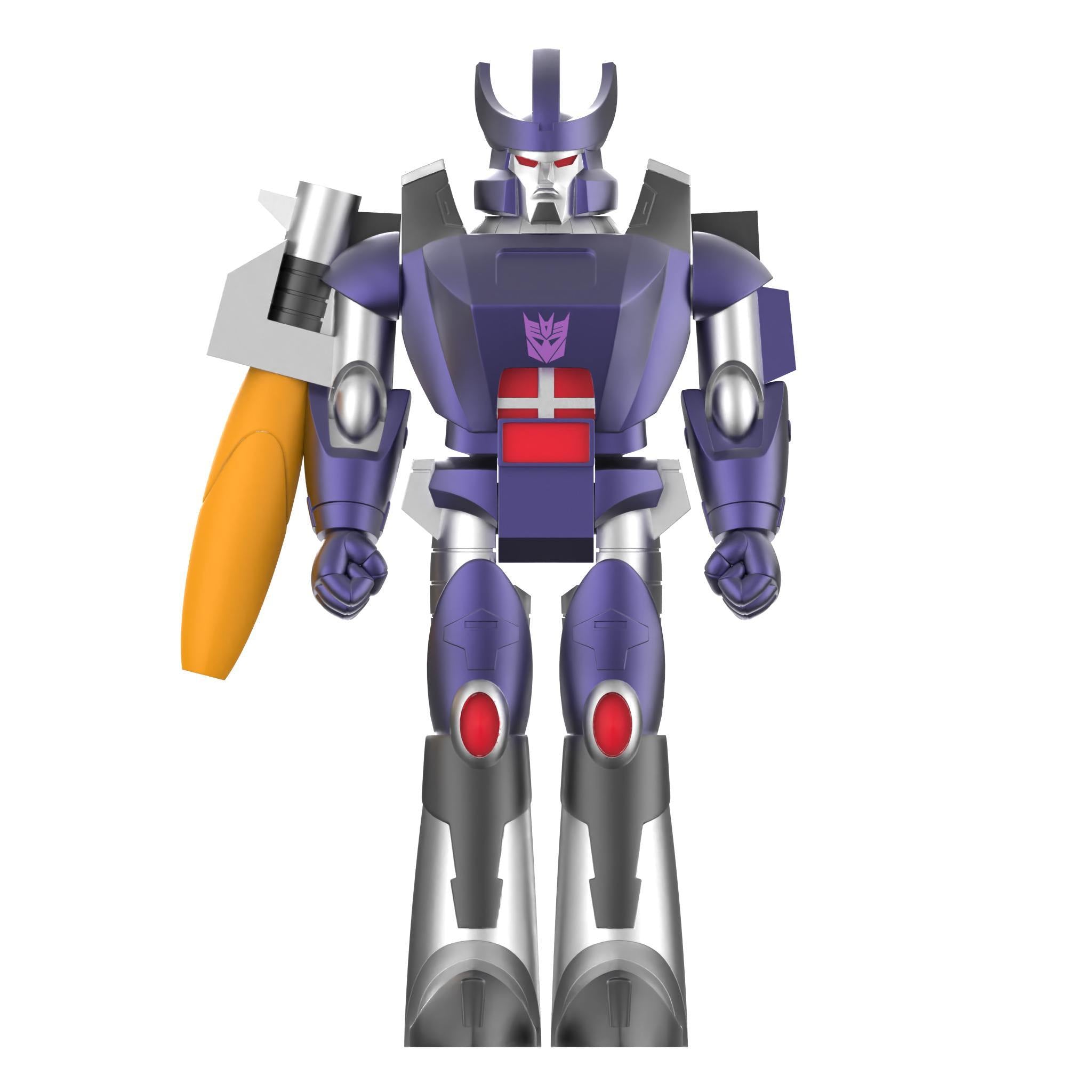 Galvatron Metallic ReAction Figure with orange cannon accessory