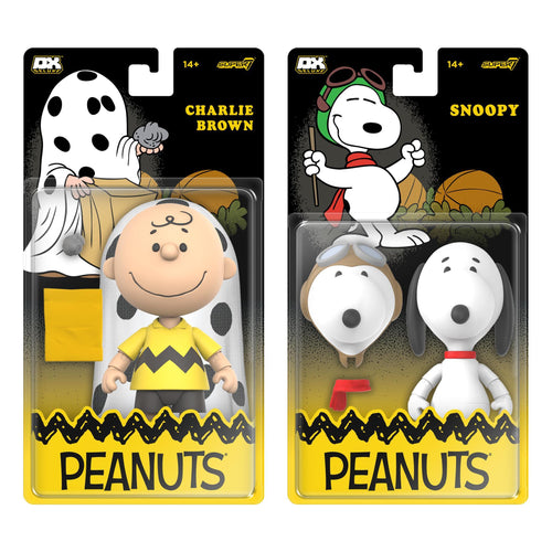 Peanuts DELUXE Wave 01 - Charlie Brown (with Ghost Sheet) & Snoopy (Flying Ace)