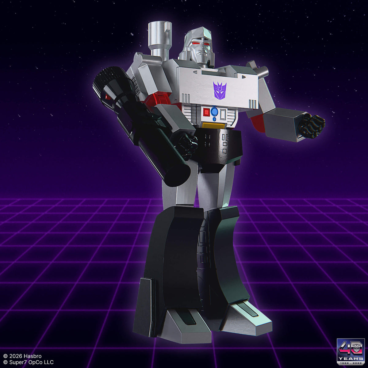 Transformers DELUXE Wave 03 (The Movie) - Megatron (Metallic, VHS, The Movie)