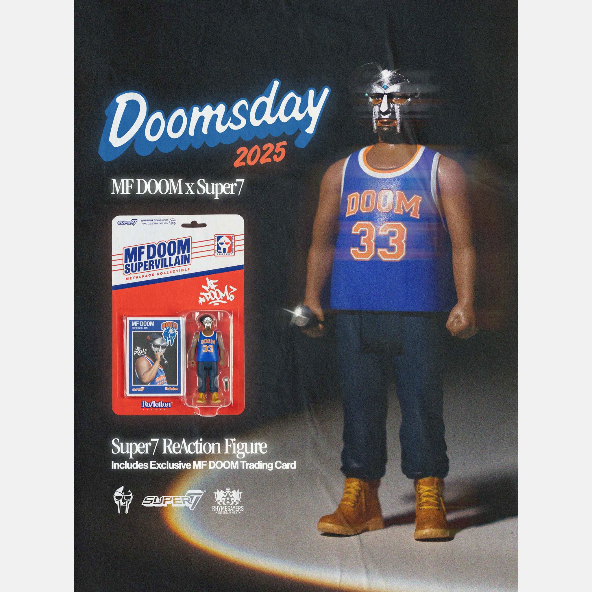MF DOOM ReAction Figures Wave 03 - MF DOOM (NYC)