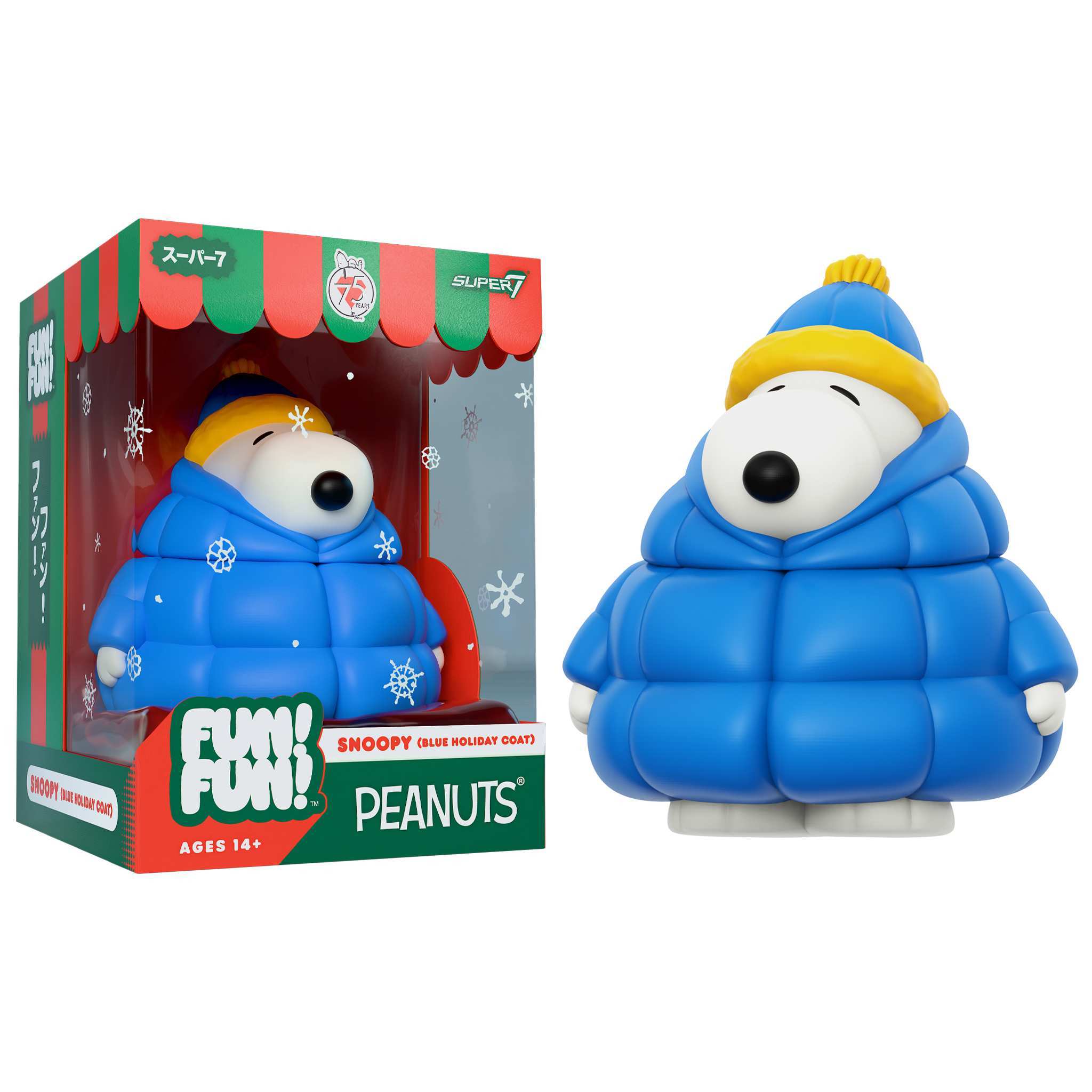 Peanuts FUN! FUN! Wave 03 (Holiday) - Snoopy (Blue Holiday Coat)