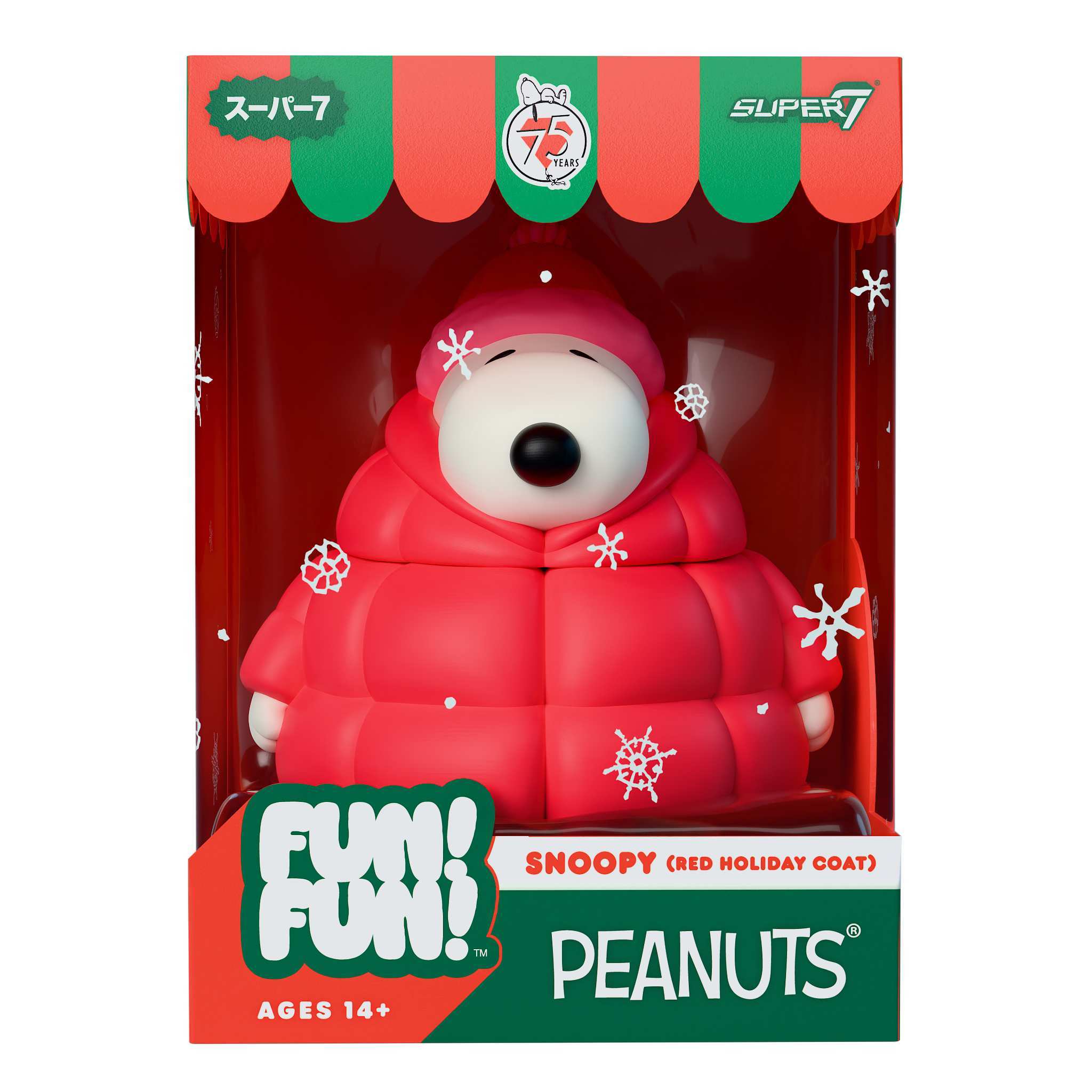 Peanuts FUN! FUN! Wave 03 (Holiday) - Snoopy (Red Holiday Coat)