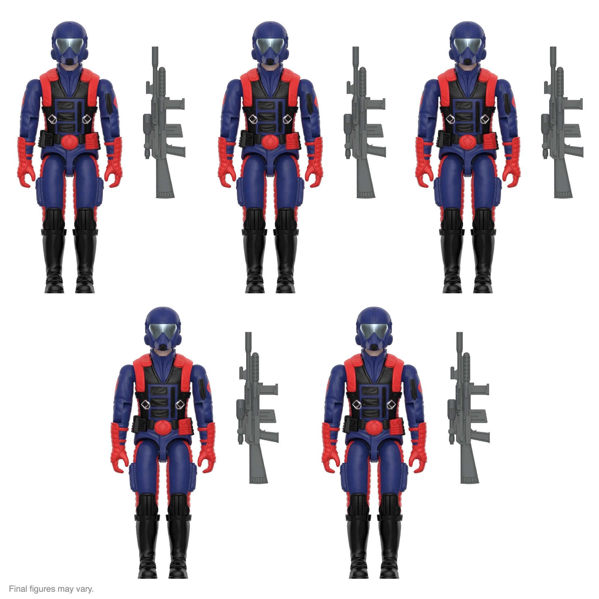 G.I. Joe ReAction Figures Cobra Mothership - 5PK Add-On (Cobra Viper Gunner O-Ring)