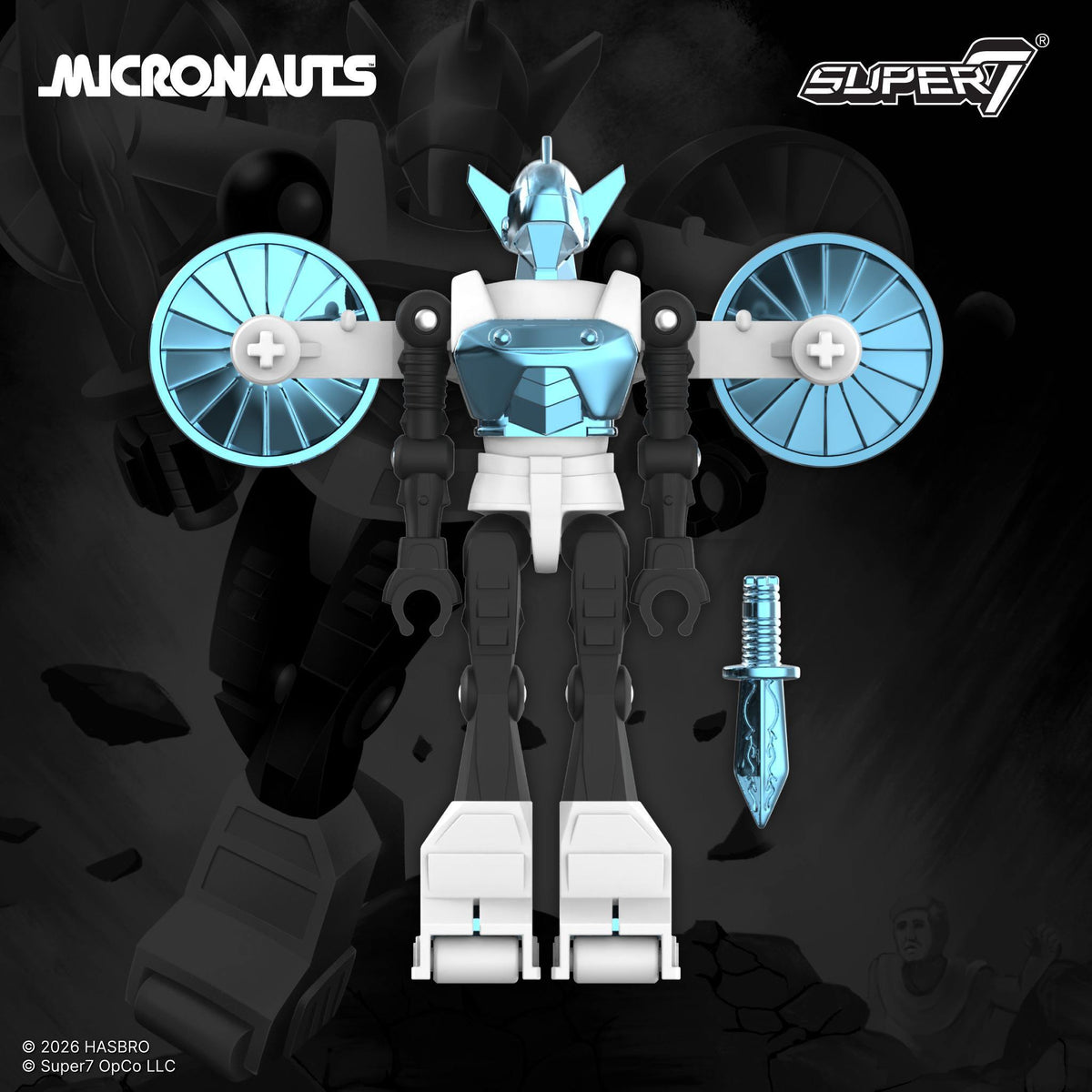Micronauts ReAction+ Wave 06 - Acroyear & Time Traveler (Clear)