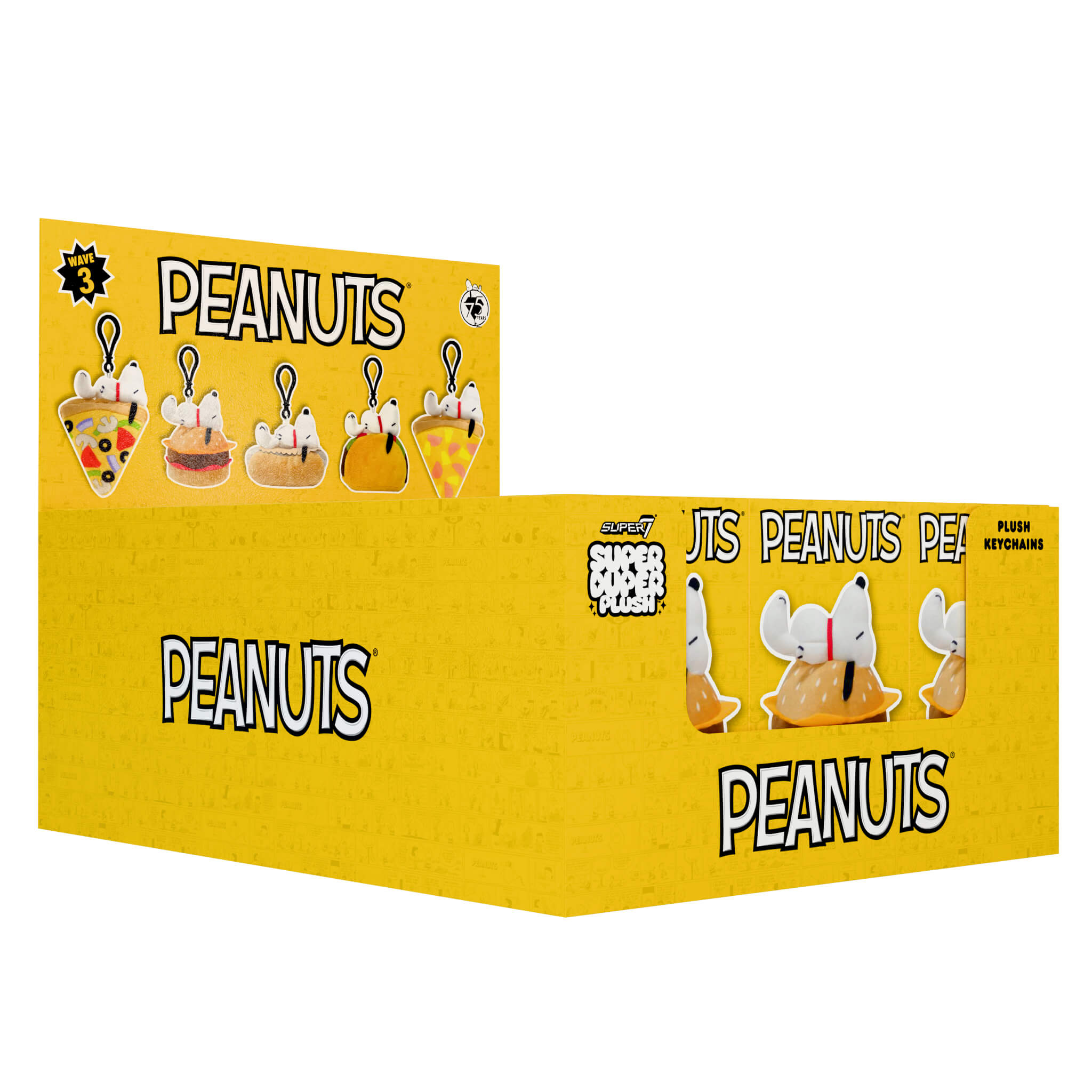 Peanuts Super Duper Plush Blind Box Wave 03 (Food) - Blind Box Flat