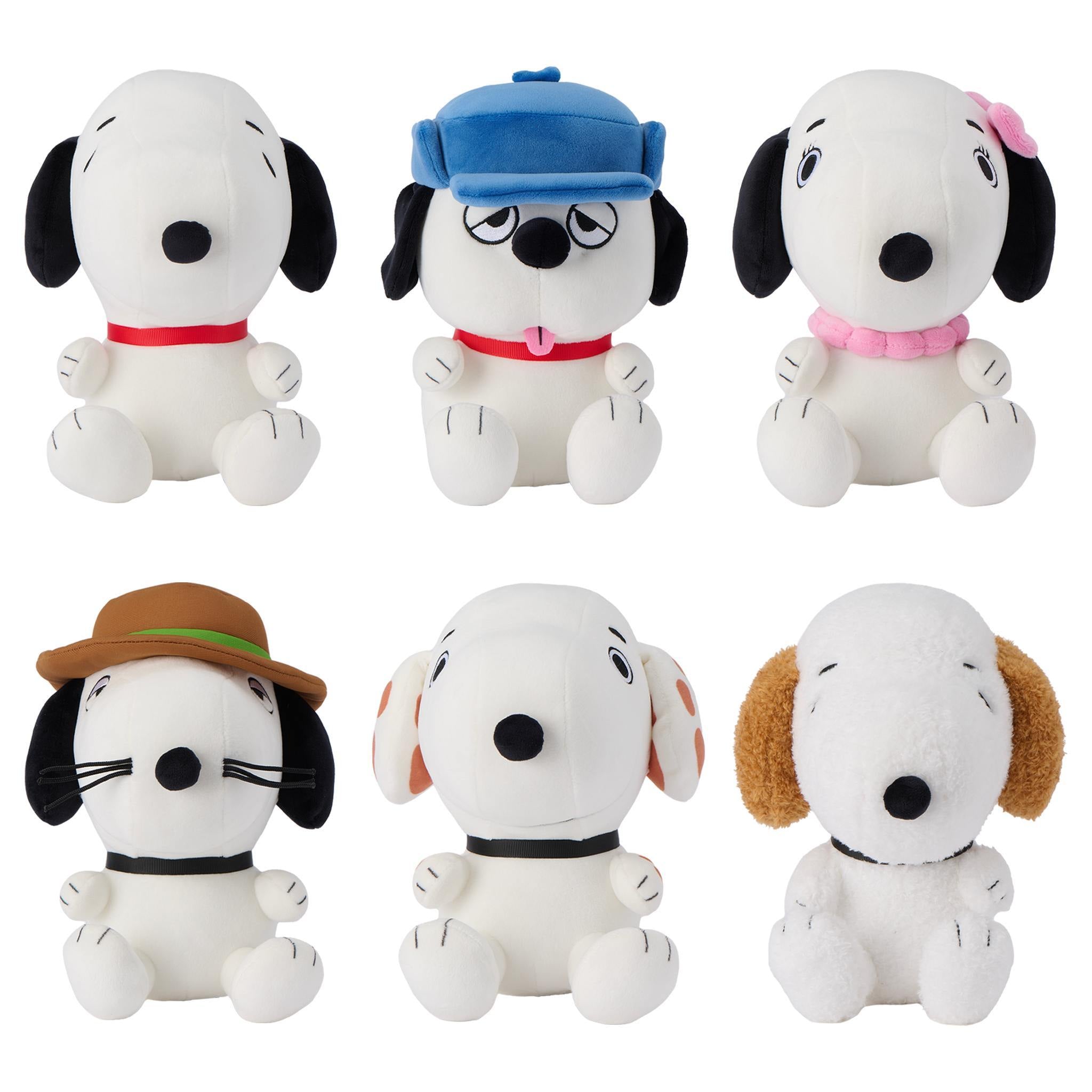Peanuts Plush Wave 01 - Snoopy, Spike, Belle, Olaf, Andy & Marbles (Ad