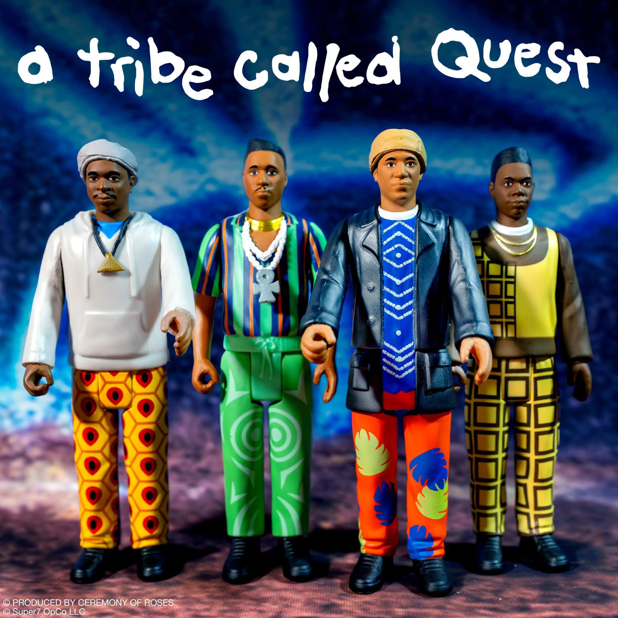 A TRIBE CALLED QUEST ReAction Figures Wave 01 - People's Instinctive Travels and the Paths of Rhythm  (4-Pack)