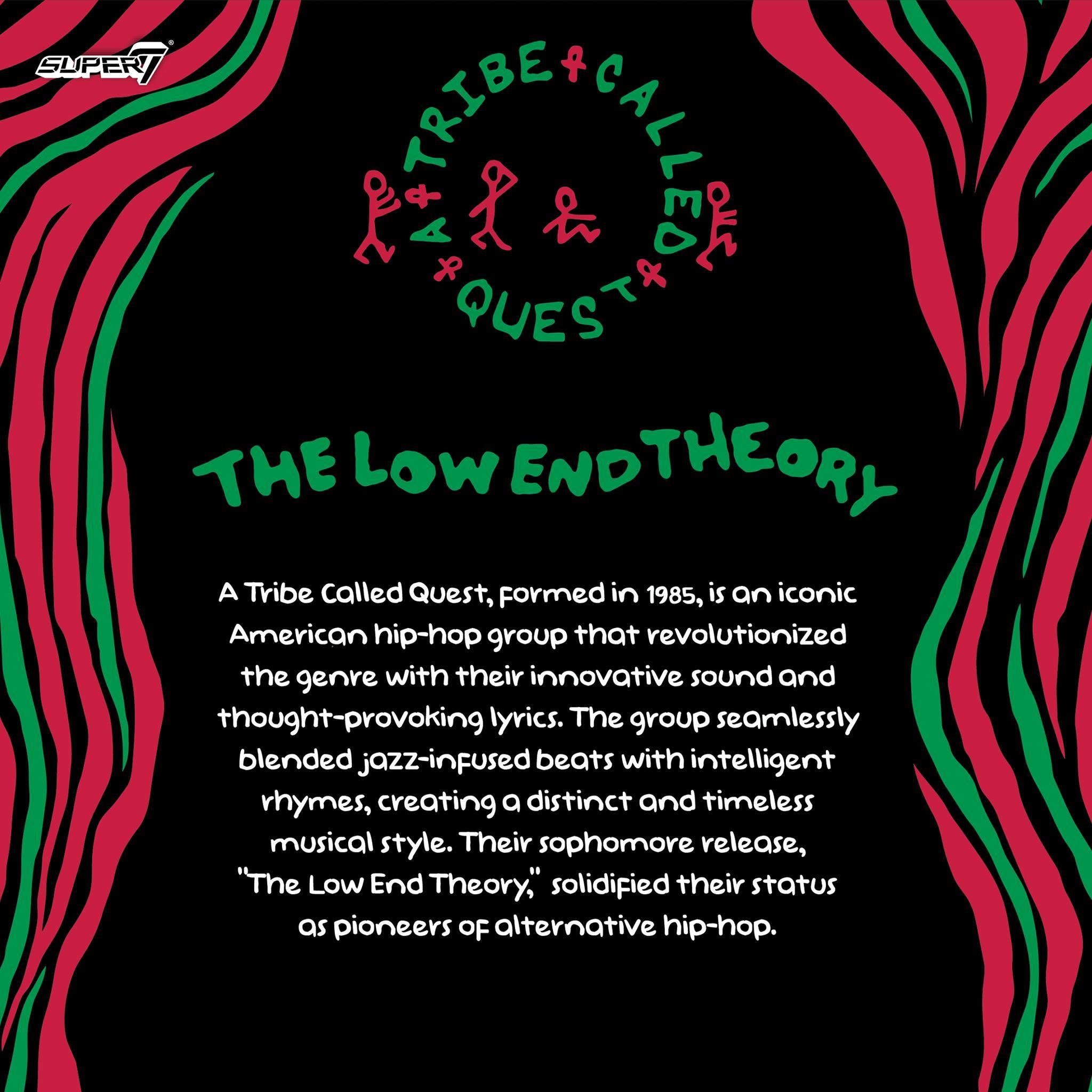 Tribe Called Quest Wave 2 The Low End Theory 3-pack packaging back with logo and album description