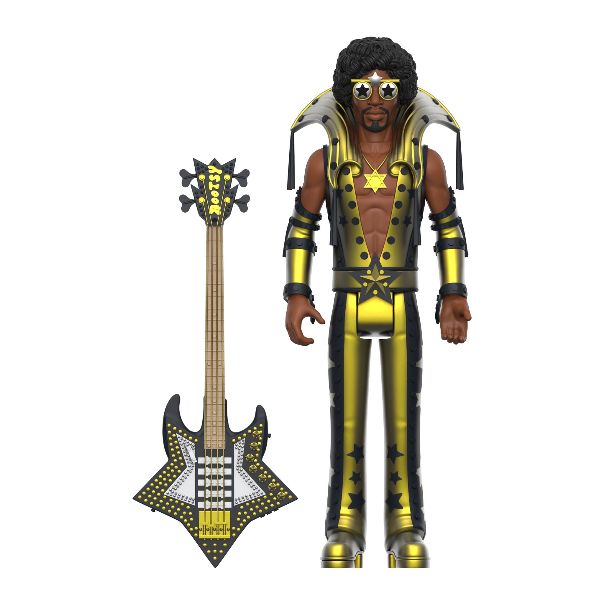 Bootsy Collins ReAction Figures Wave 02 - Bootsy Collins (Black and Gold)