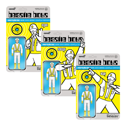 Beastie Boys ReAction Figures Wave 04 - Ad-Rock, MCA & Mike D (Intergalactic Crossing Guard)