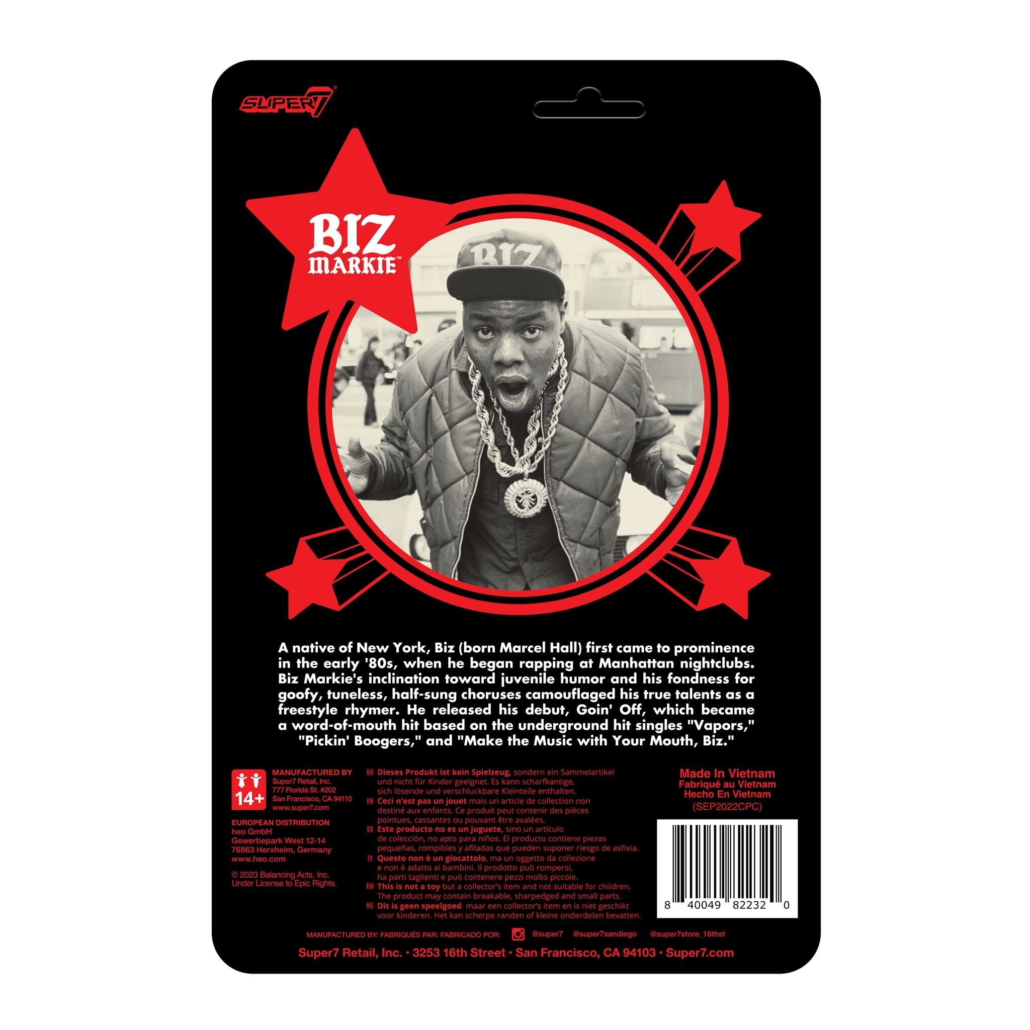 Biz Markie ReAction Figures Wave 01 - Biz