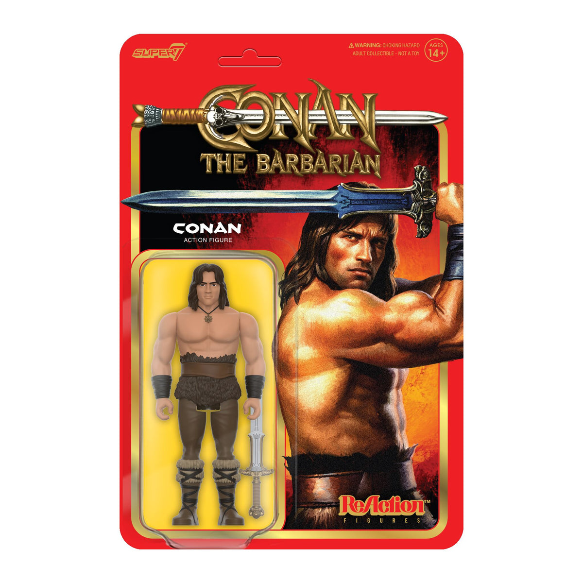 Super7 Miniatura Conan Il Barbaro (Resuscitato) – 9,5 Cm, Articolata, Con Spada Atlantidea - 4