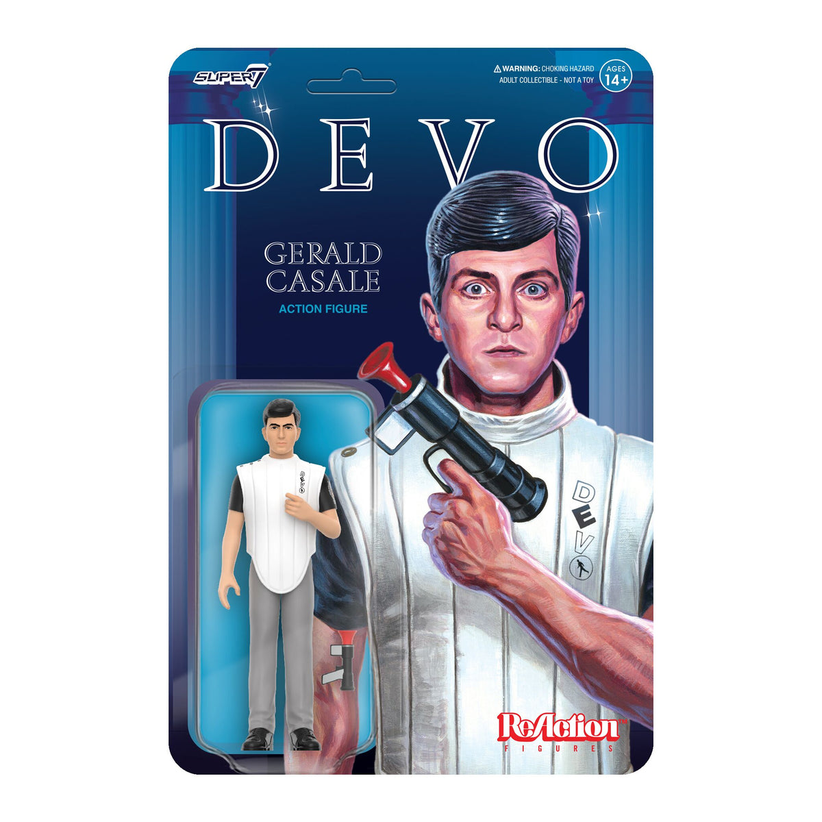 Devo ReAction Figures Gerald Casale (New Traditionalists) Super7