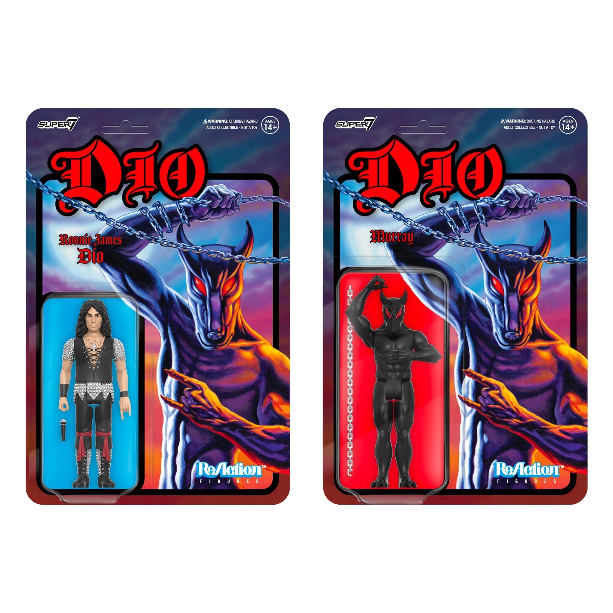 Dio ReAction Figures - Ronnie James Dio & Murray