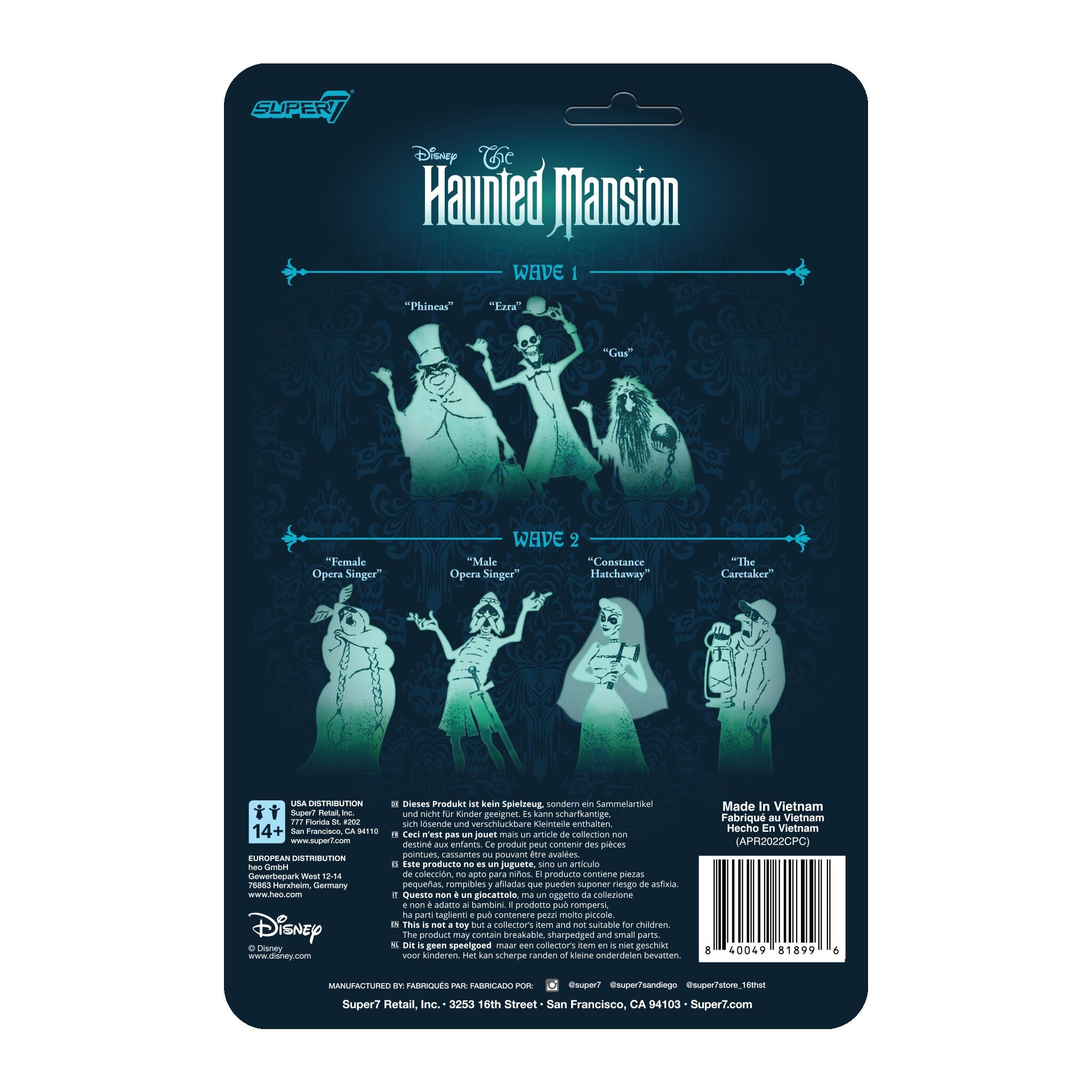 The Haunted Mansion ReAction Figures Wave 02 - Female Opera Singer