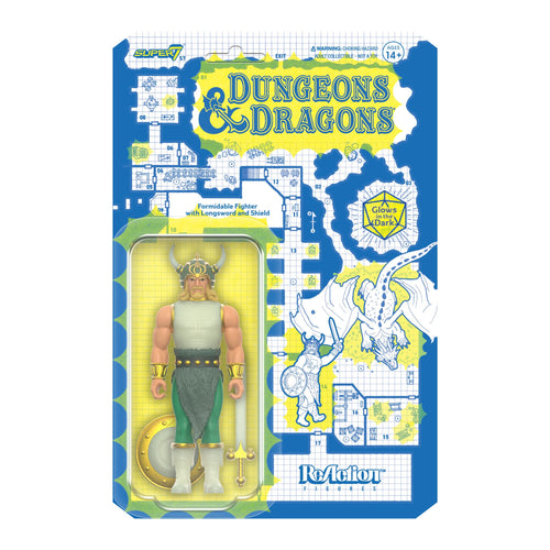 Dungeons and Dragons ReAction Figures Wave 04 - Red Box Fighter  (Glow)