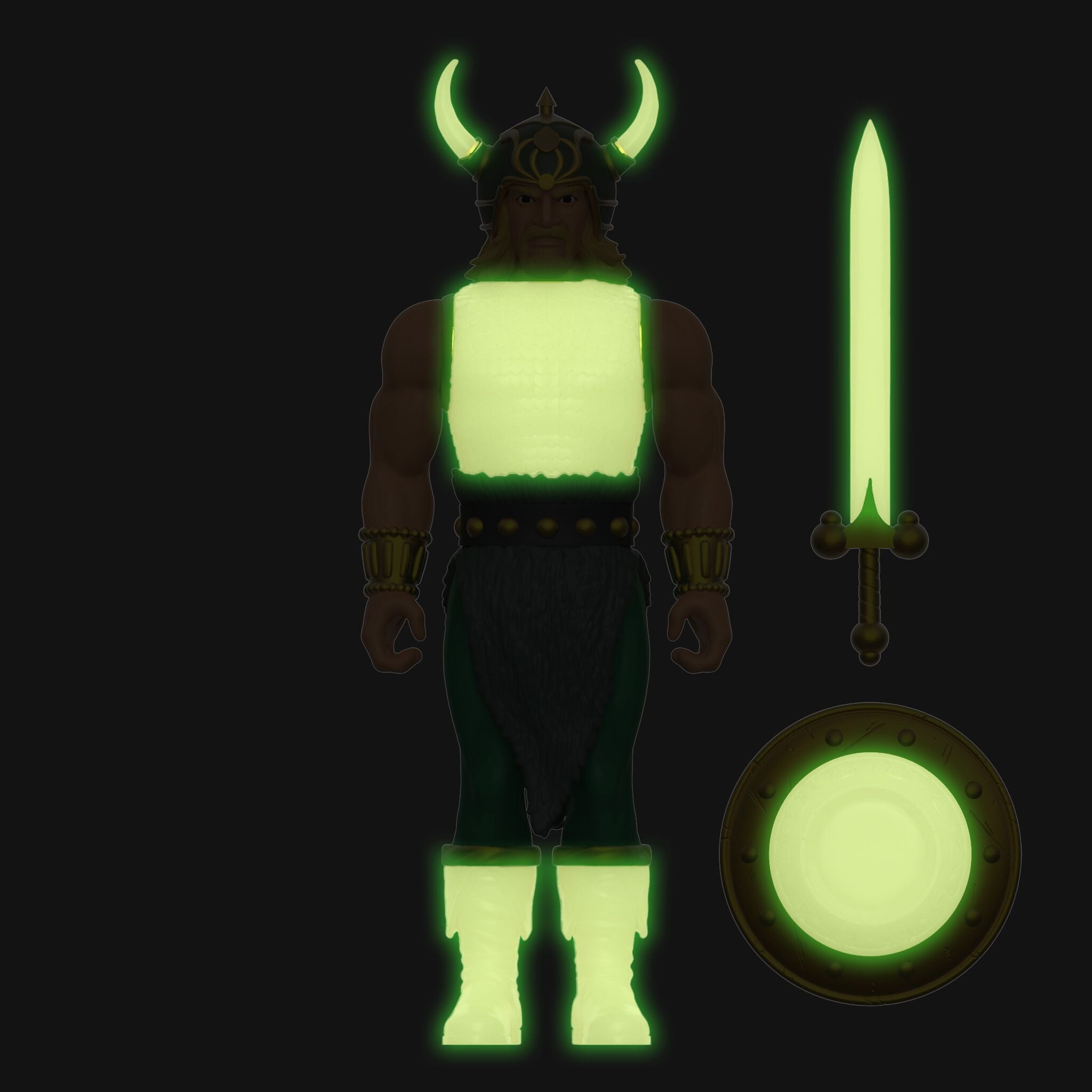 Dungeons and Dragons ReAction Figures Wave 04 - Red Box Fighter  (Glow)