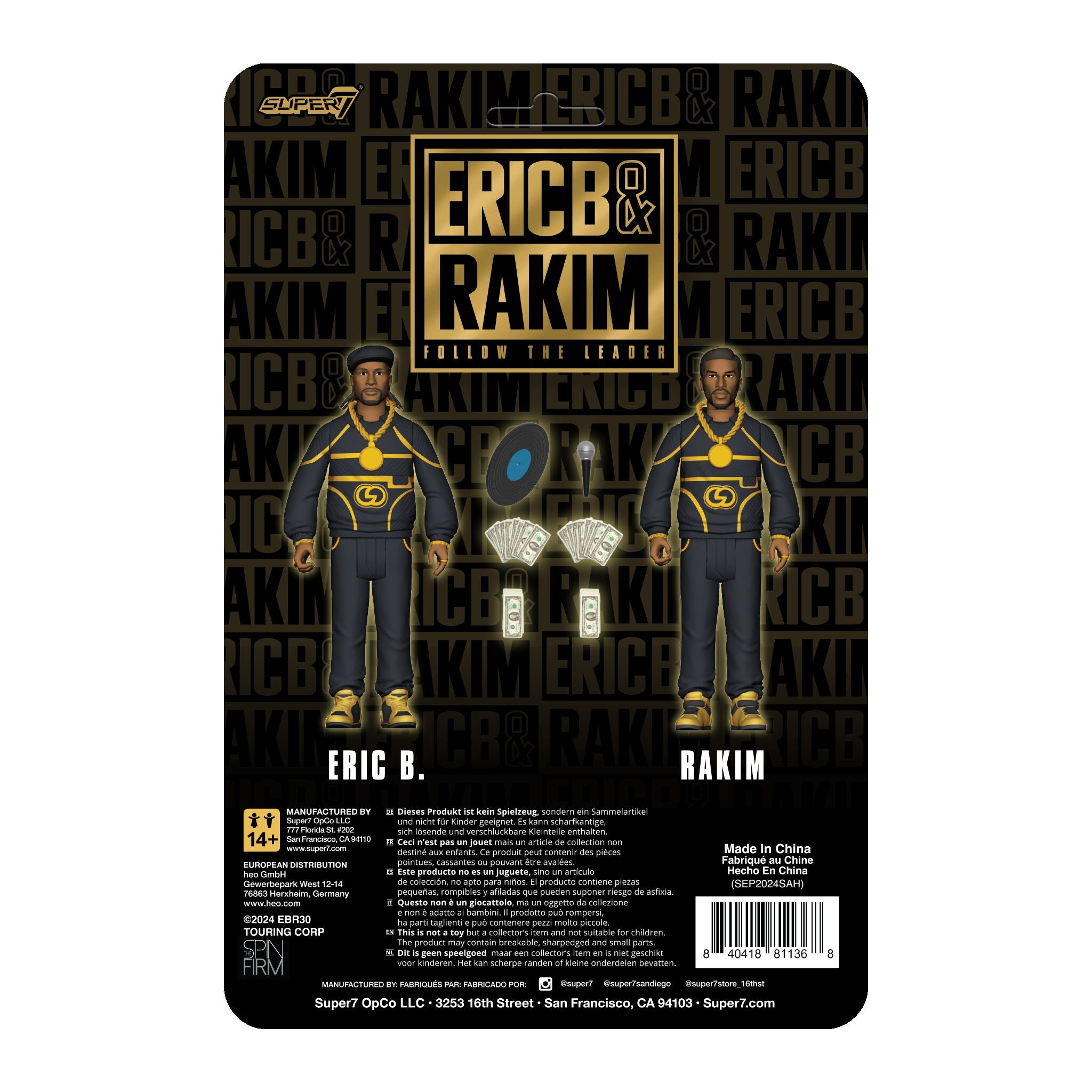 Eric B. & Rakim ReAction Figures Wave 02 - Eric B. & Rakim (Follow the Leader)