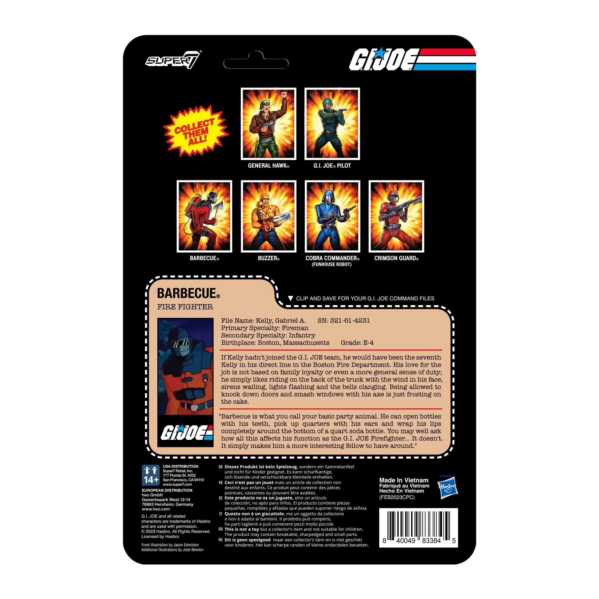 G.I. Joe ReAction Figures Wave 7 - Barbecue