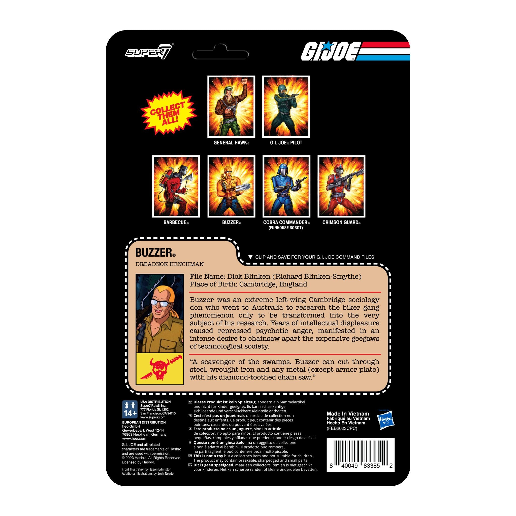 G.I. Joe ReAction Figures Wave 7 - Buzzer