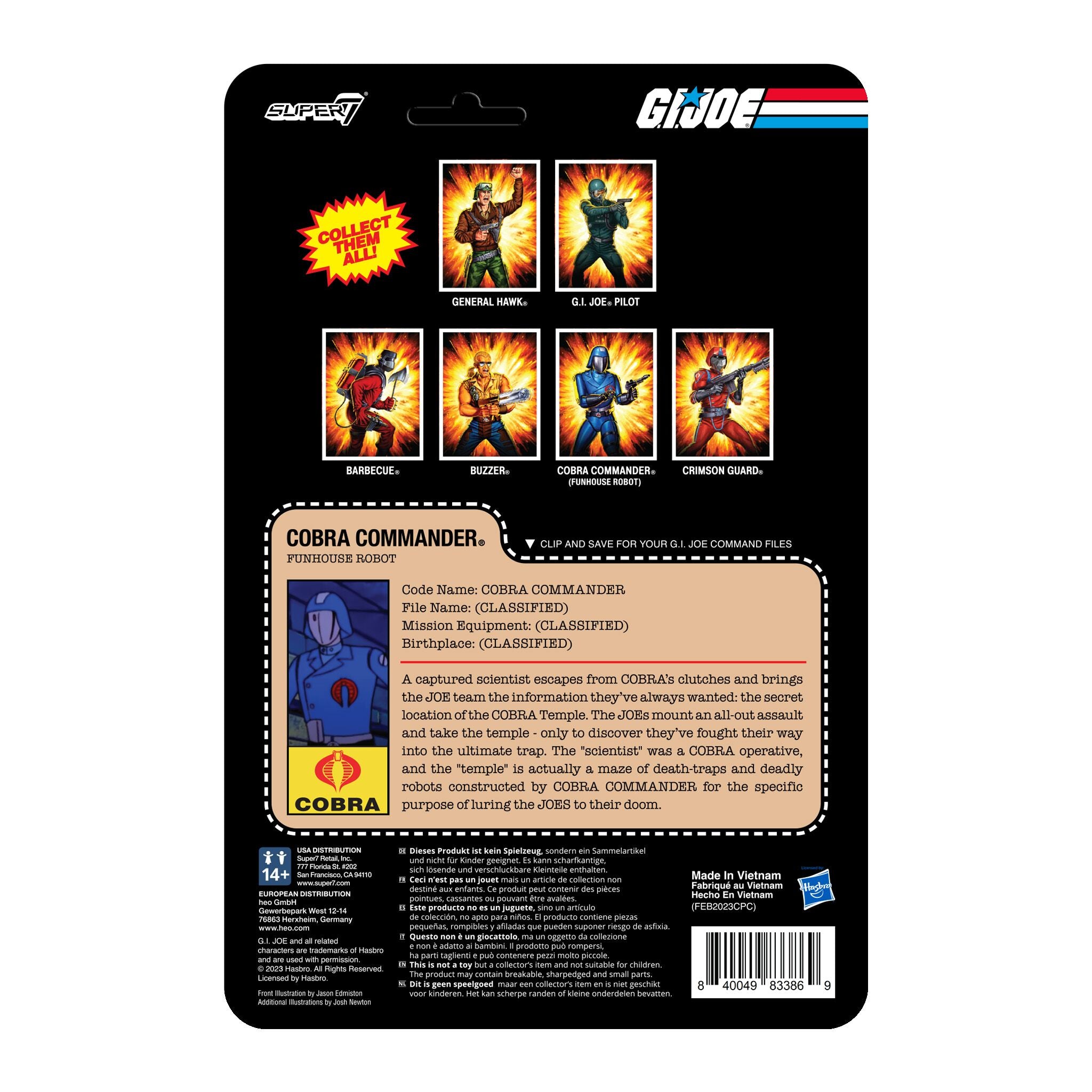 G.I. Joe ReAction Figures Wave 7 - Cobra Commander (Funhouse Robot)