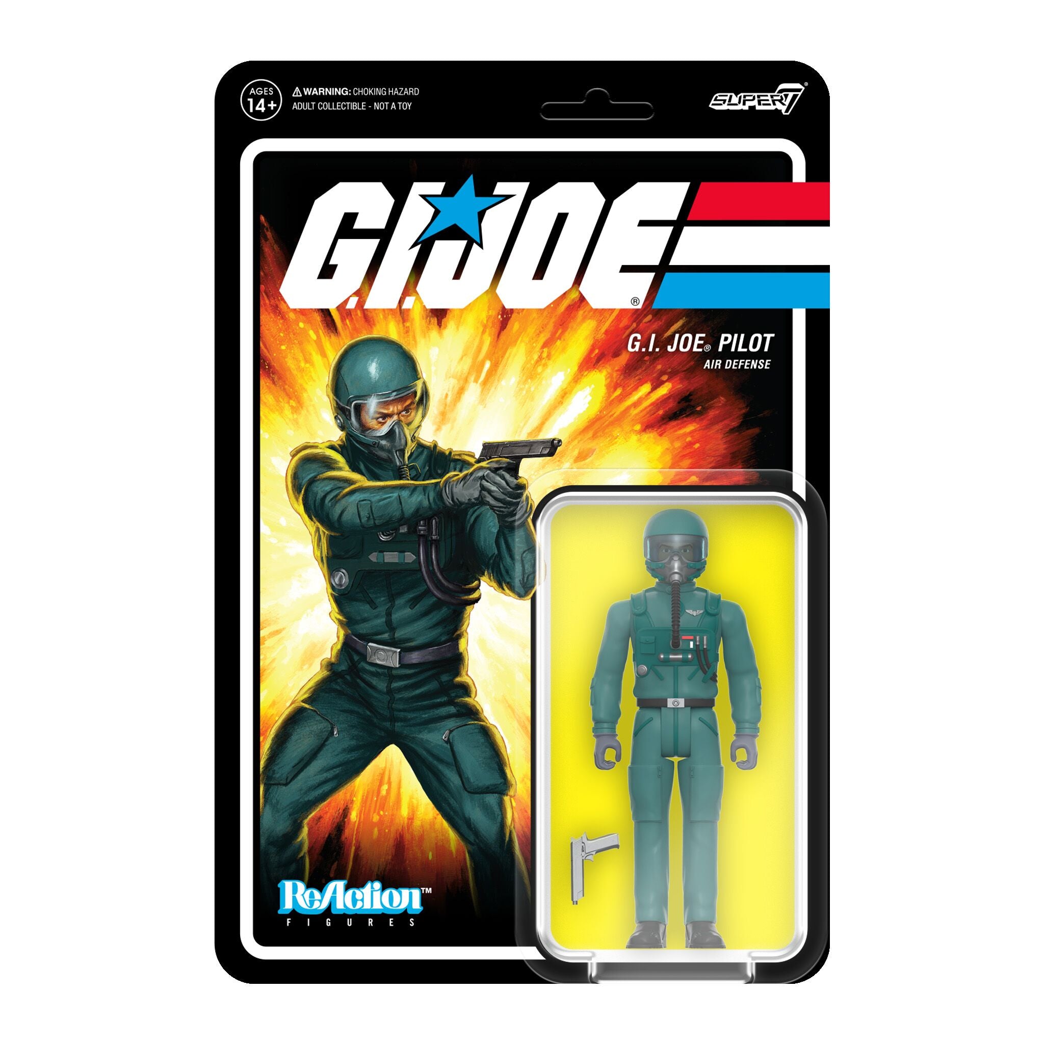 G.I. Joe ReAction Figures Wave 7 - Joe Pilot Facemask