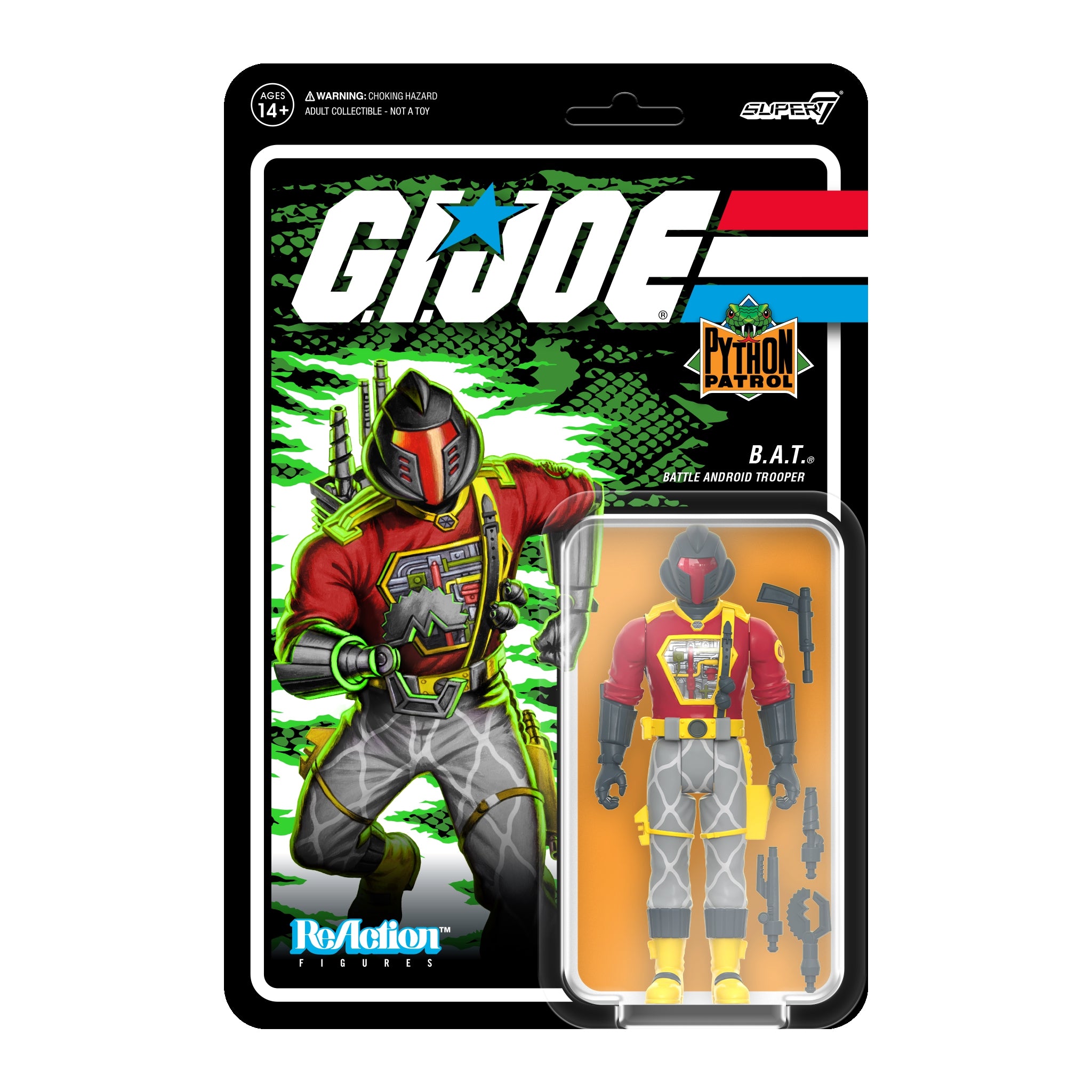 G.I. Joe ReAction Figures Wave 6 - Python Patrol Cobra B.A.T.