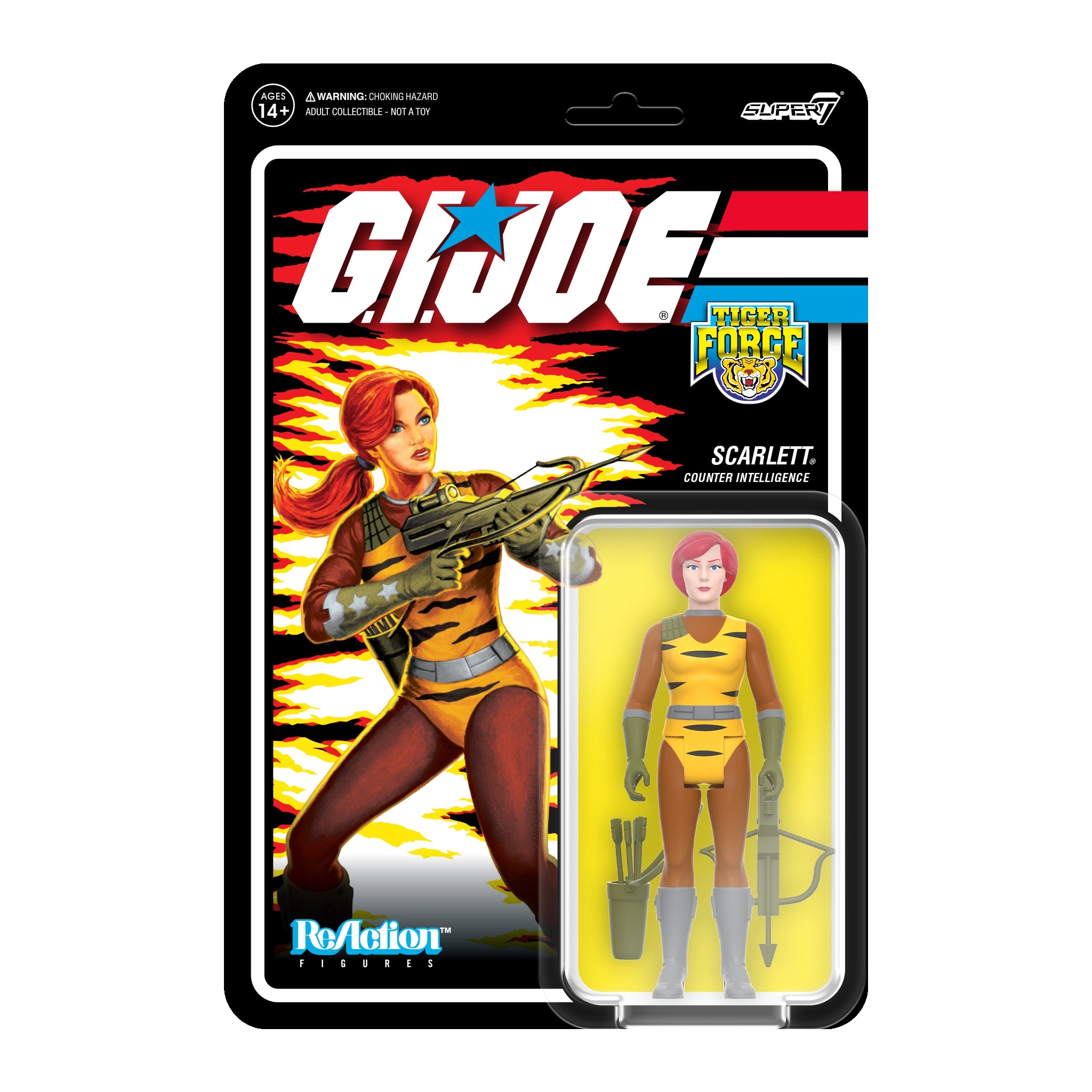 G.I. Joe ReAction Figures Wave 6 - Tiger Force Scarlett