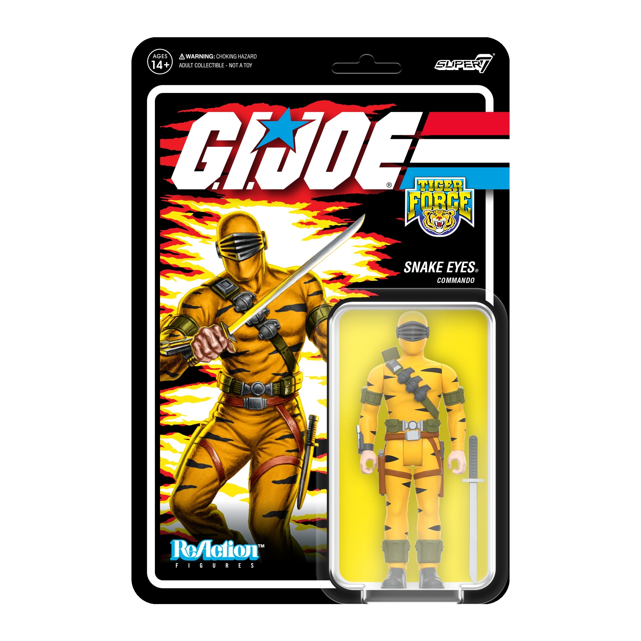 G.I. Joe ReAction Figures Wave 6 - Tiger Force Snake Eyes