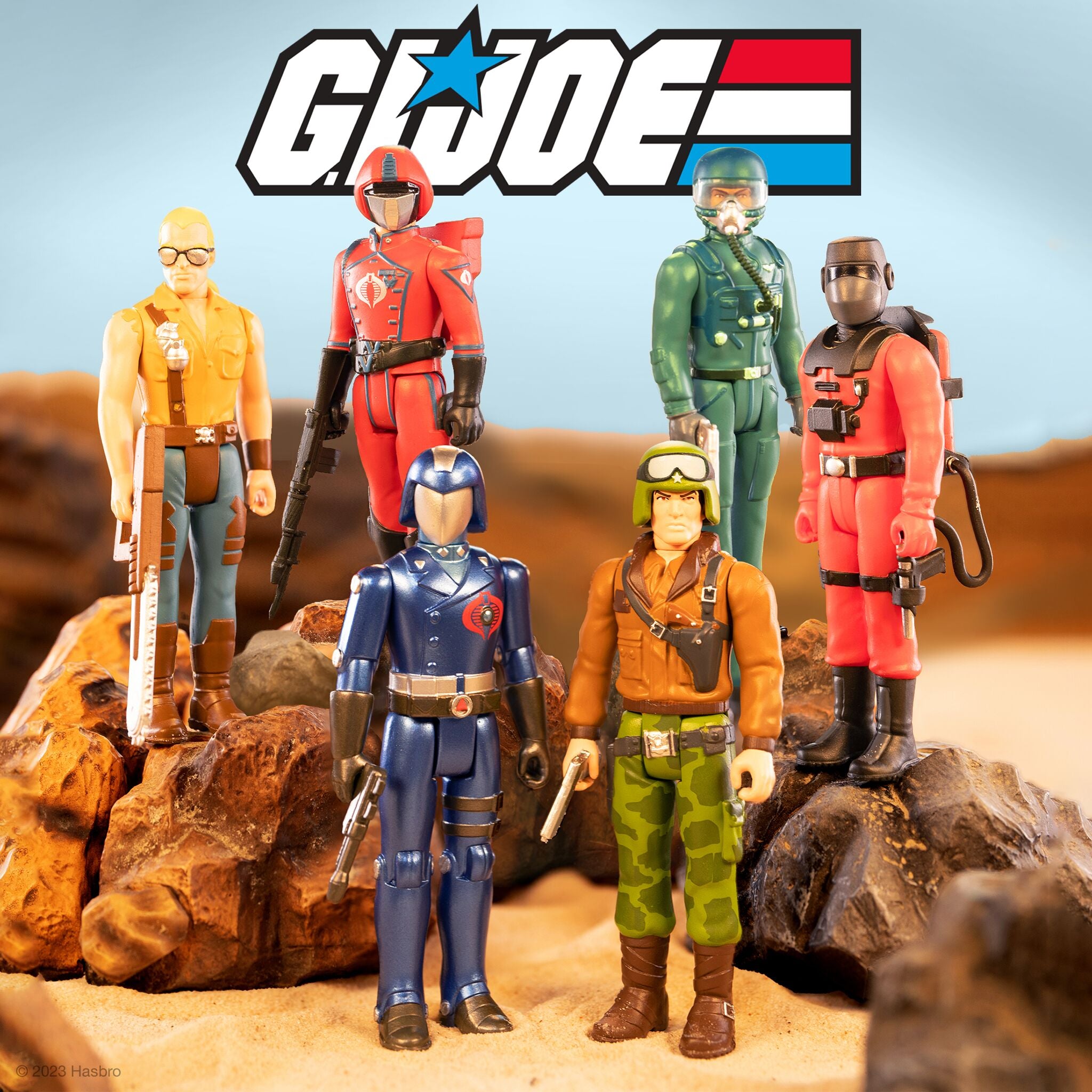 G.I. Joe ReAction Figures Wave 7 - Set of 6