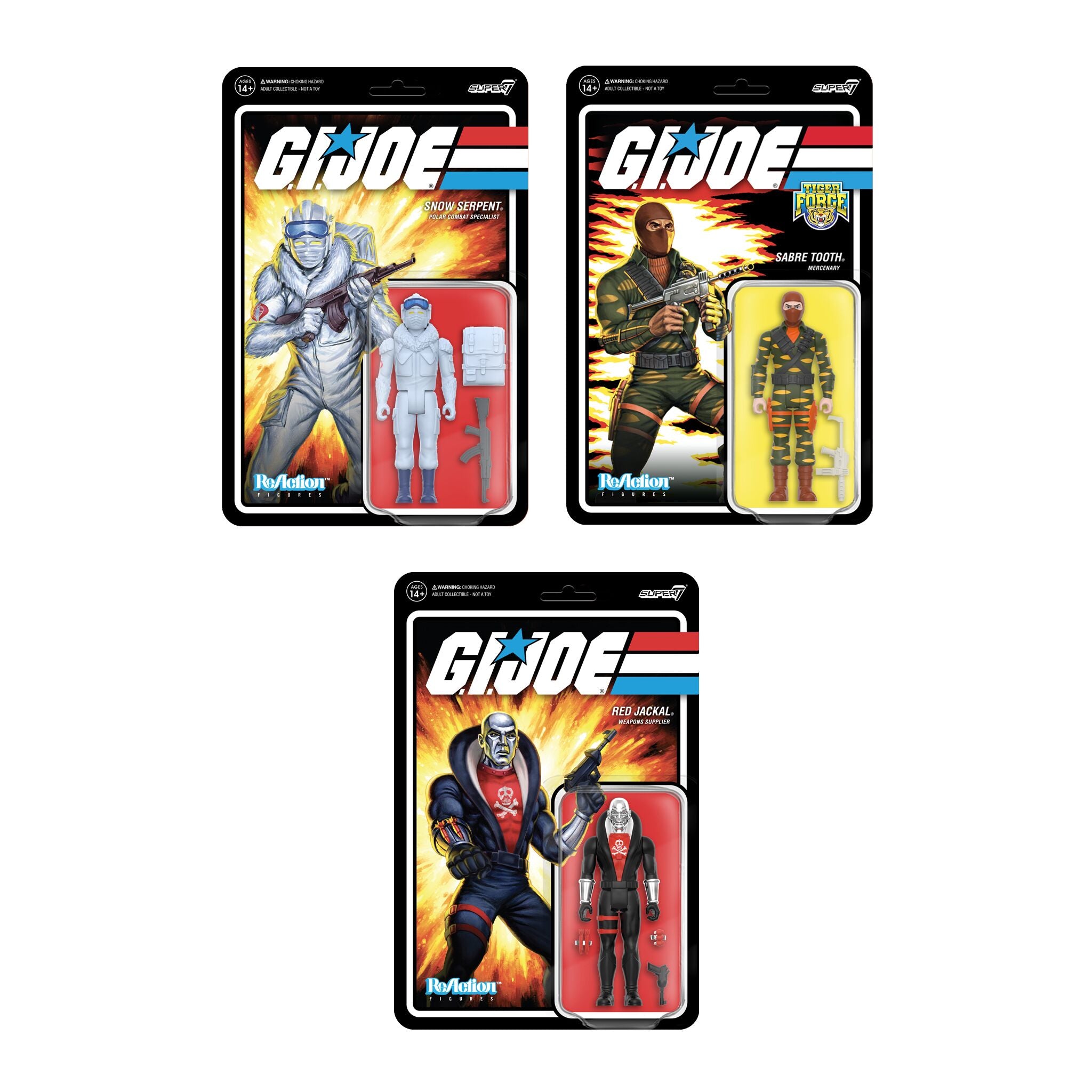 G.I. Joe ReAction Figures W8 - Red Jackal (Vac Metal)