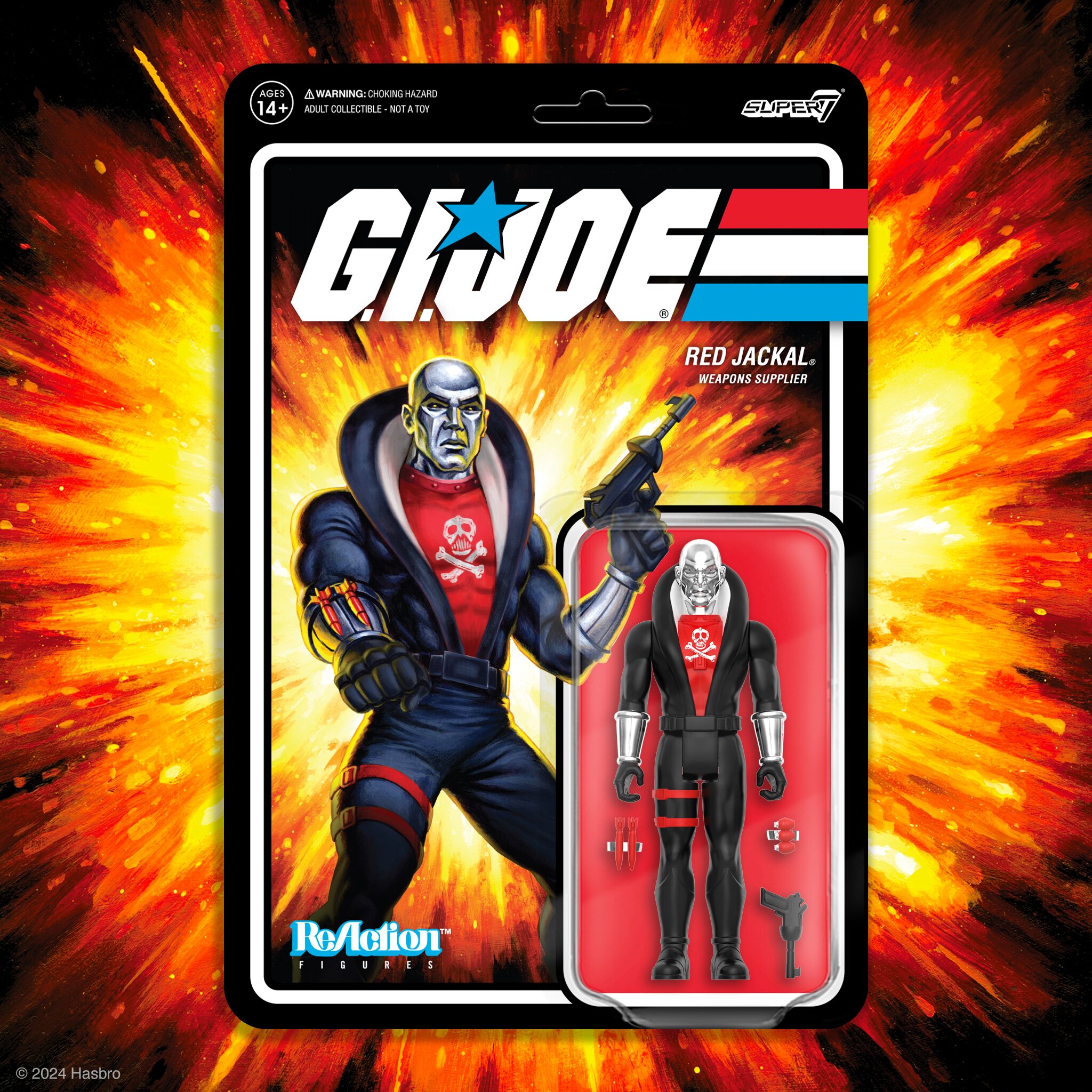 G.I. Joe ReAction Figures W8 - Red Jackal (Vac Metal)