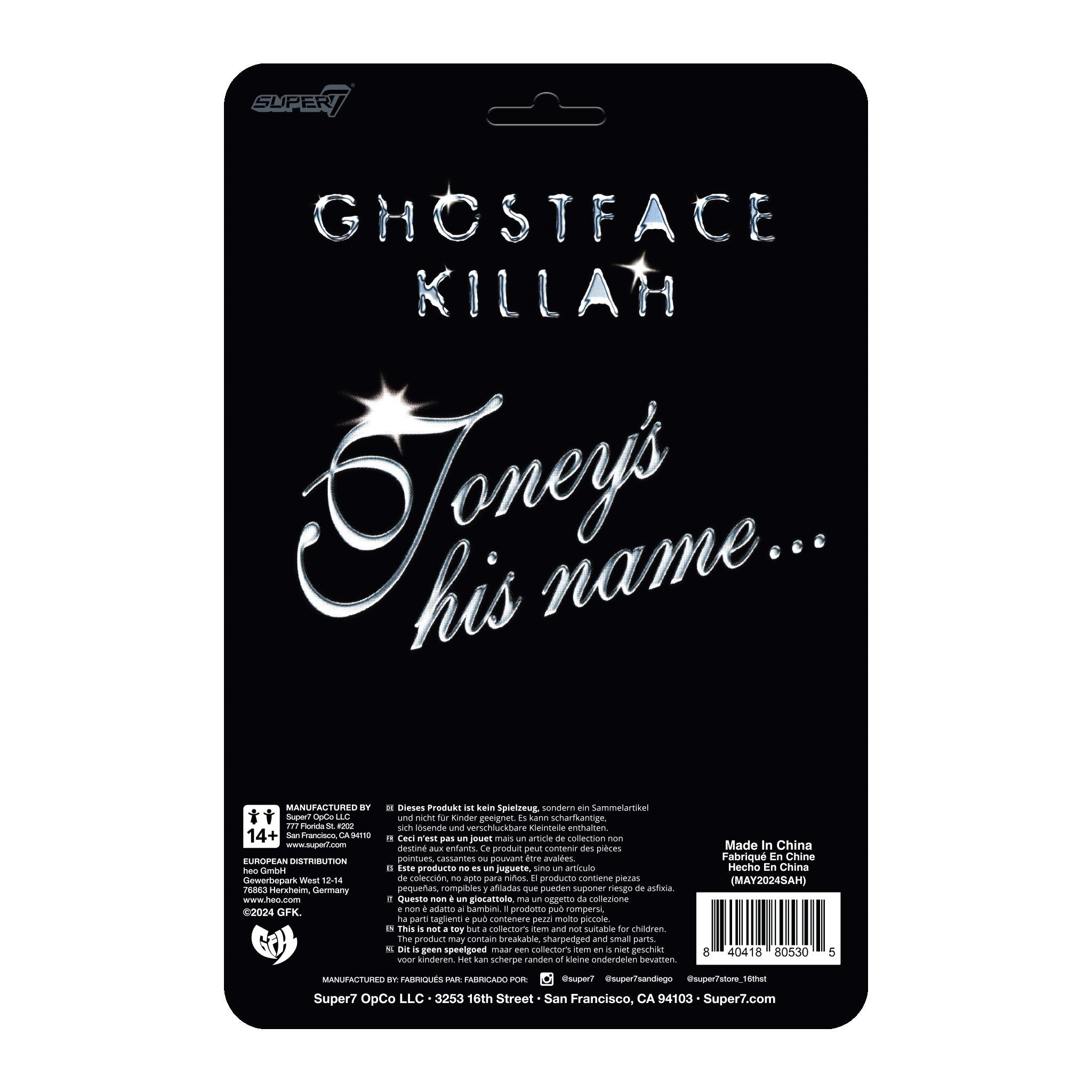 Ghostface Killah ReAction Figures - Ghostface Killah (Cherchez La Ghost)