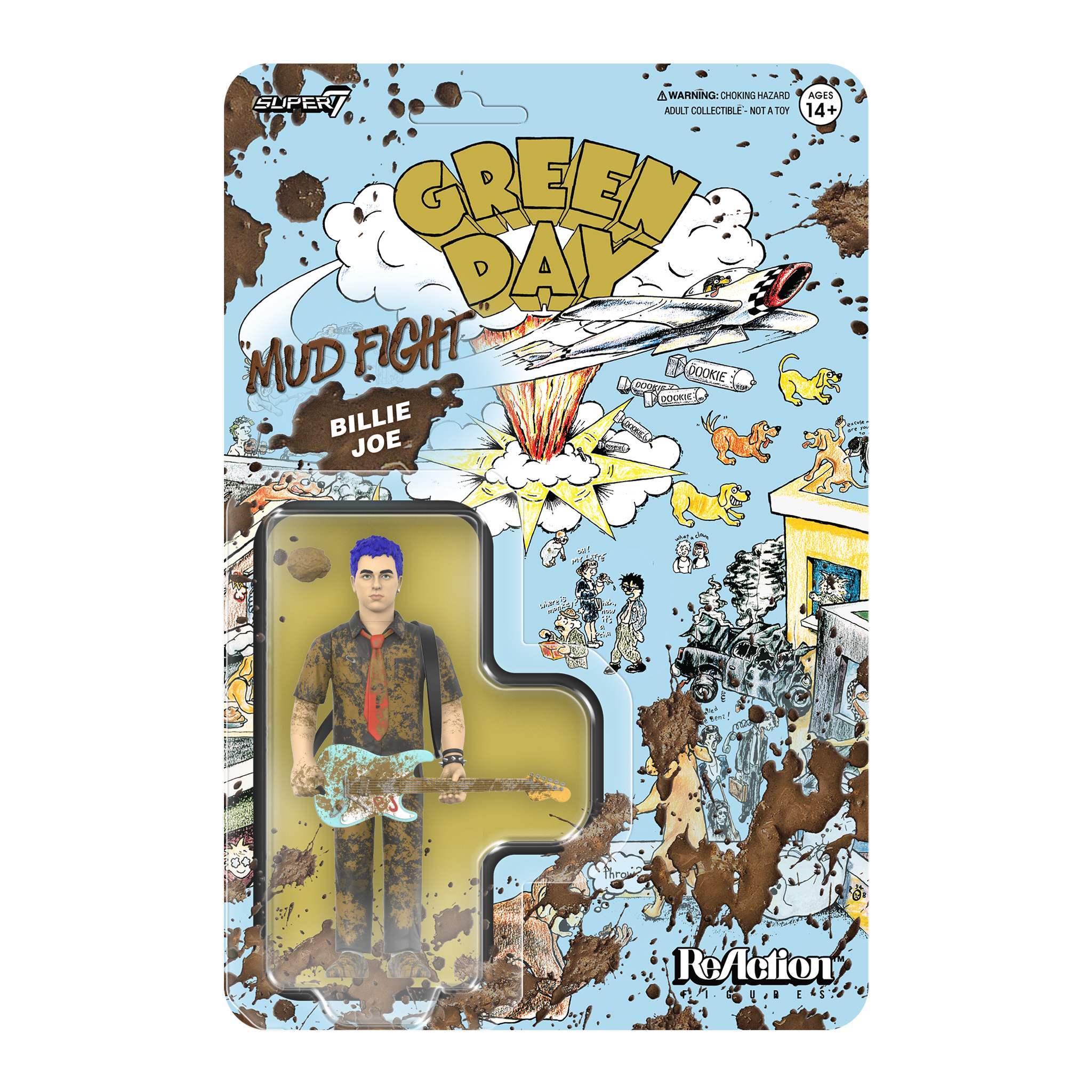 GREEN DAY ReAction Figures Wave 01 (Mud Fight) - Billie Joe Armstrong