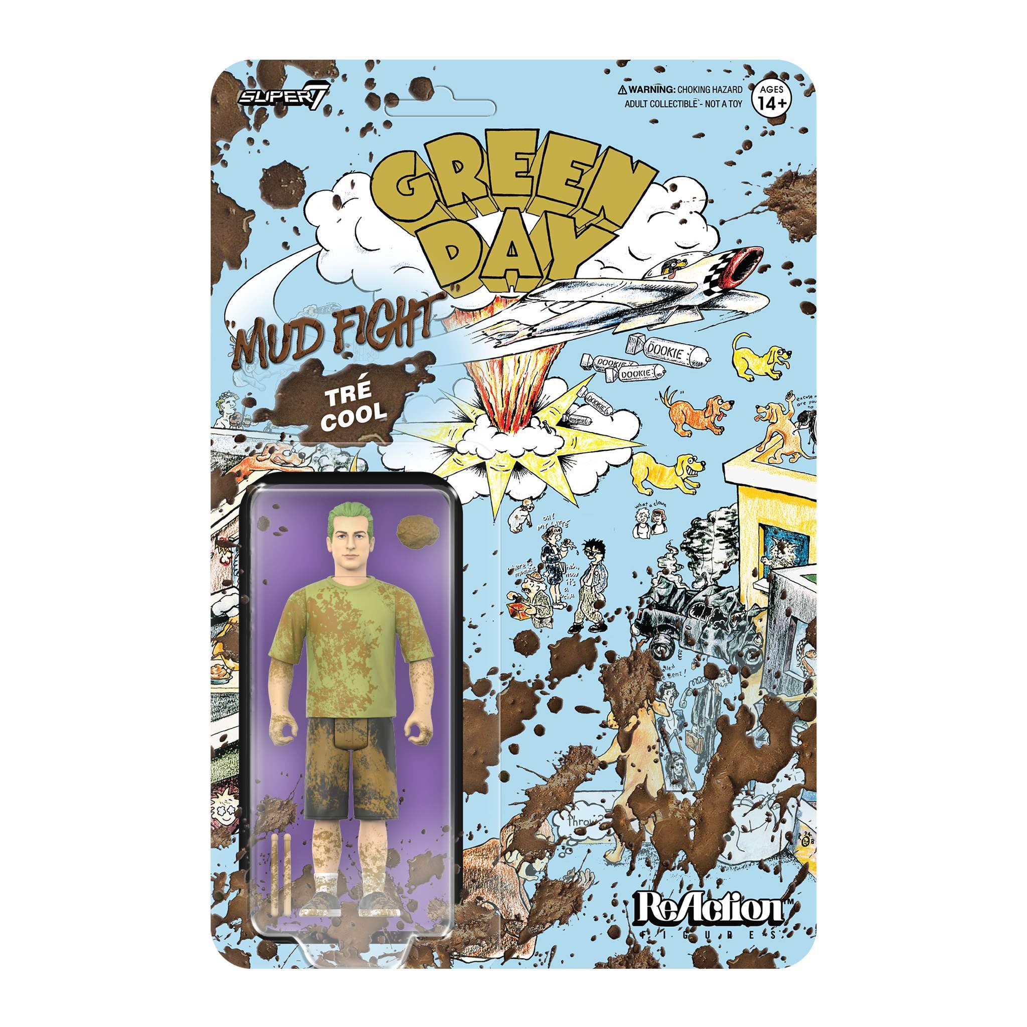 GREEN DAY ReAction Figures Wave 01 (Mud Fight) - Tré Cool