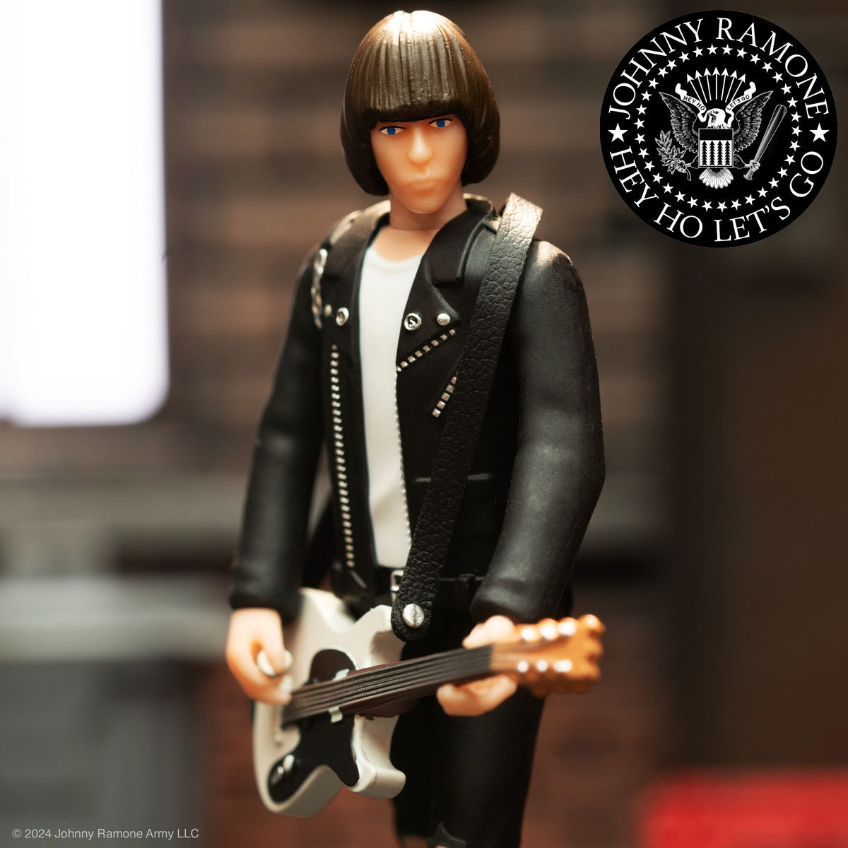 Johnny Ramone ReAction Figures - Johnny Ramone (White Shirt) – Super7